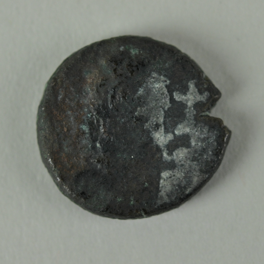 Bronze Coin with Bust from the Monastery