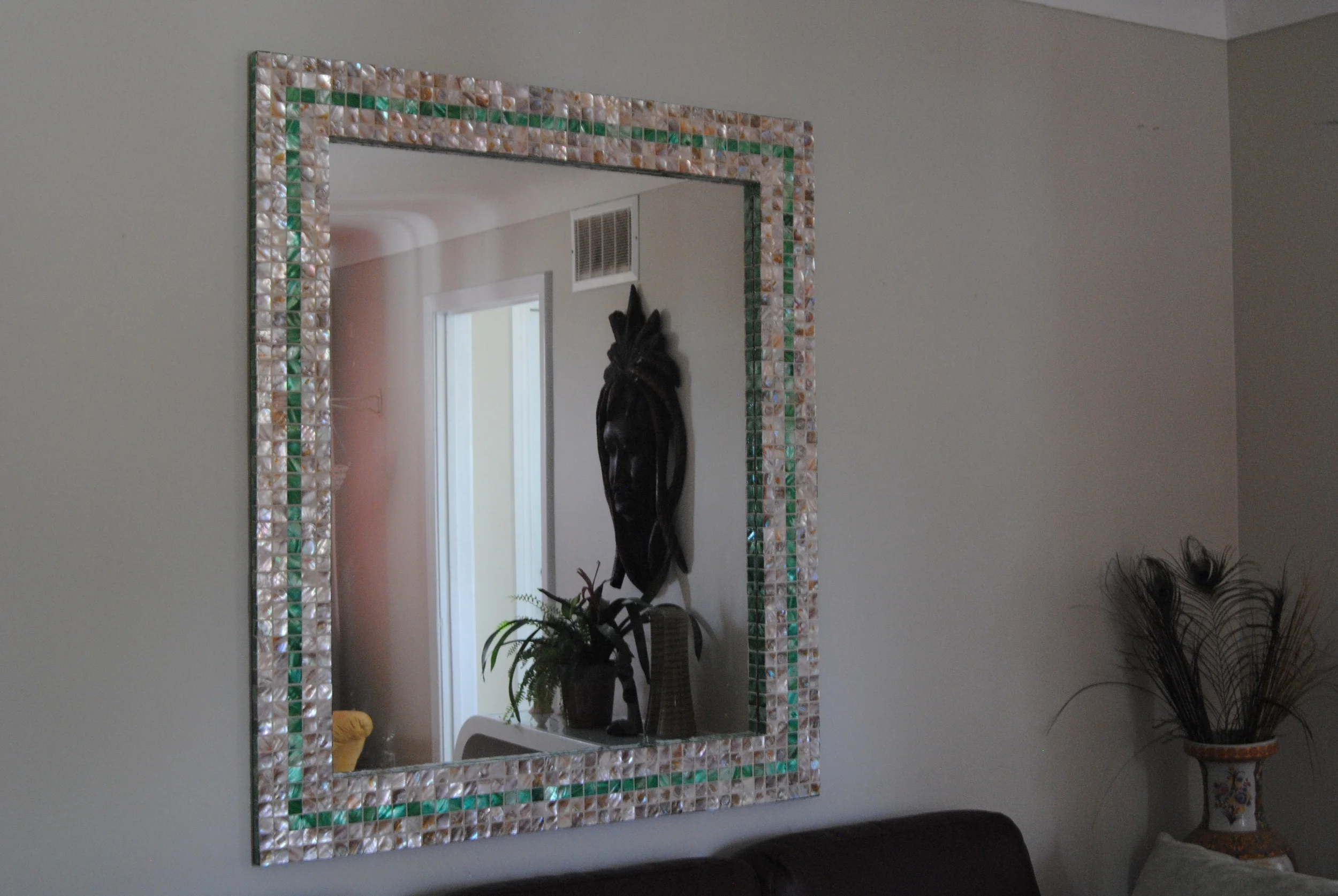 Freshwater Shell Mirror