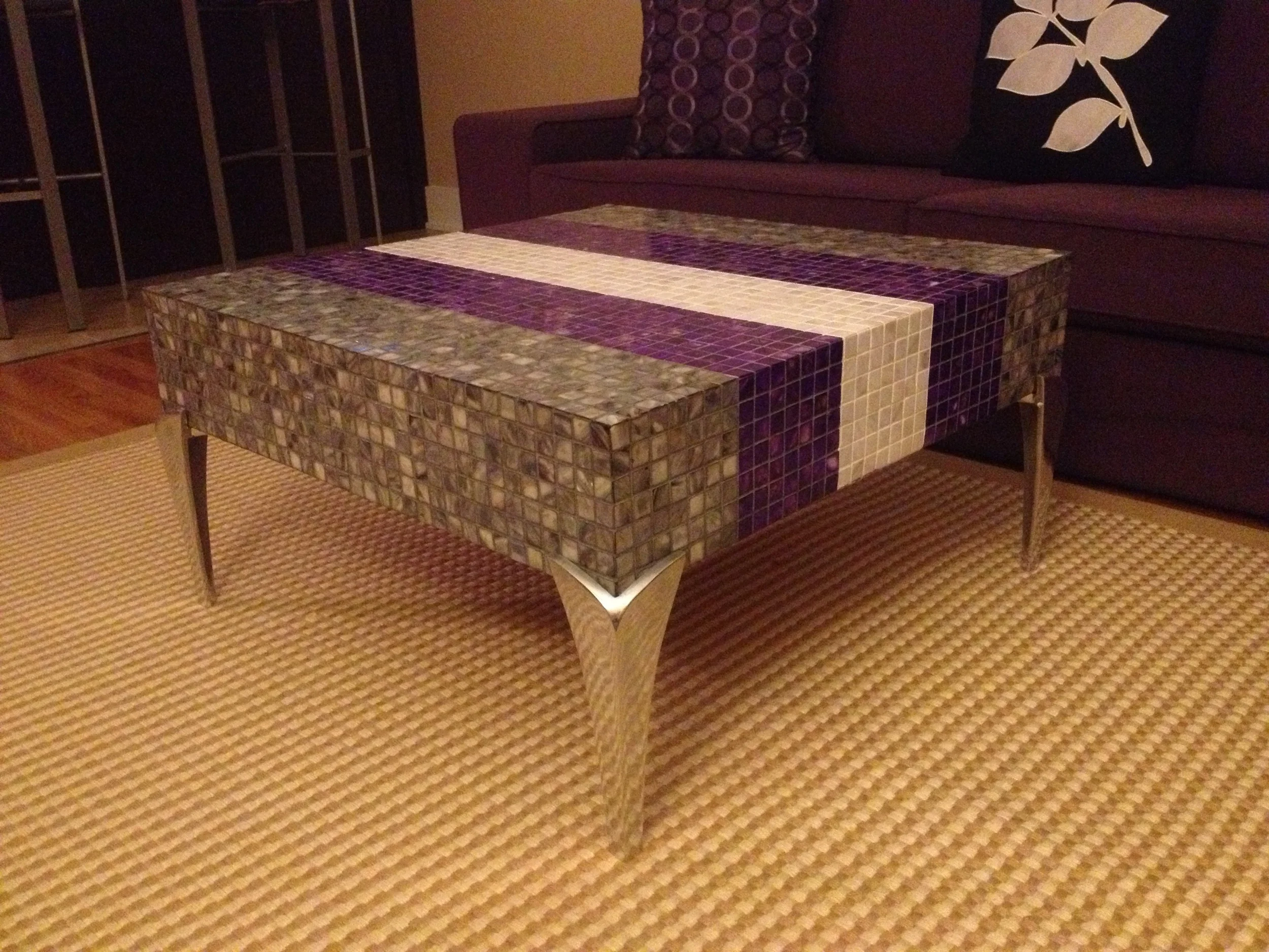 Freshwater Shell Cocktail Table 