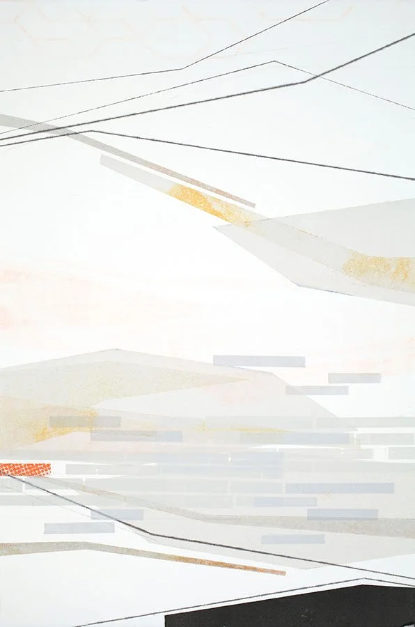 Stone Puddles and Pink Ponies (SOLD) - 15x22