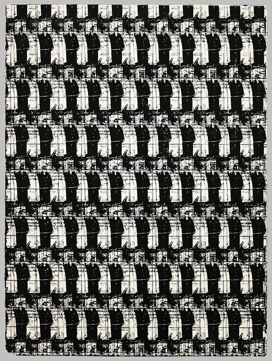 The forming of a pattern out of the manifold (front)