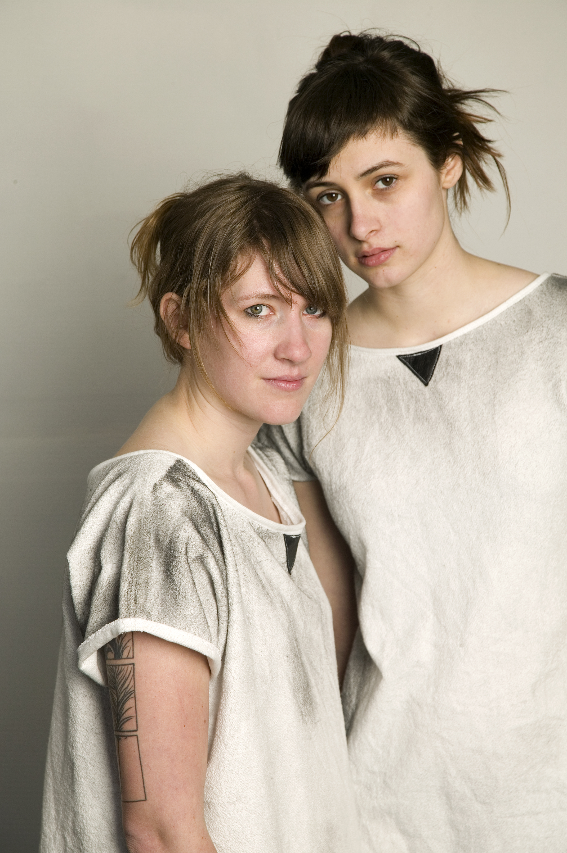 Both models are wearing Snowbank Dress, $48