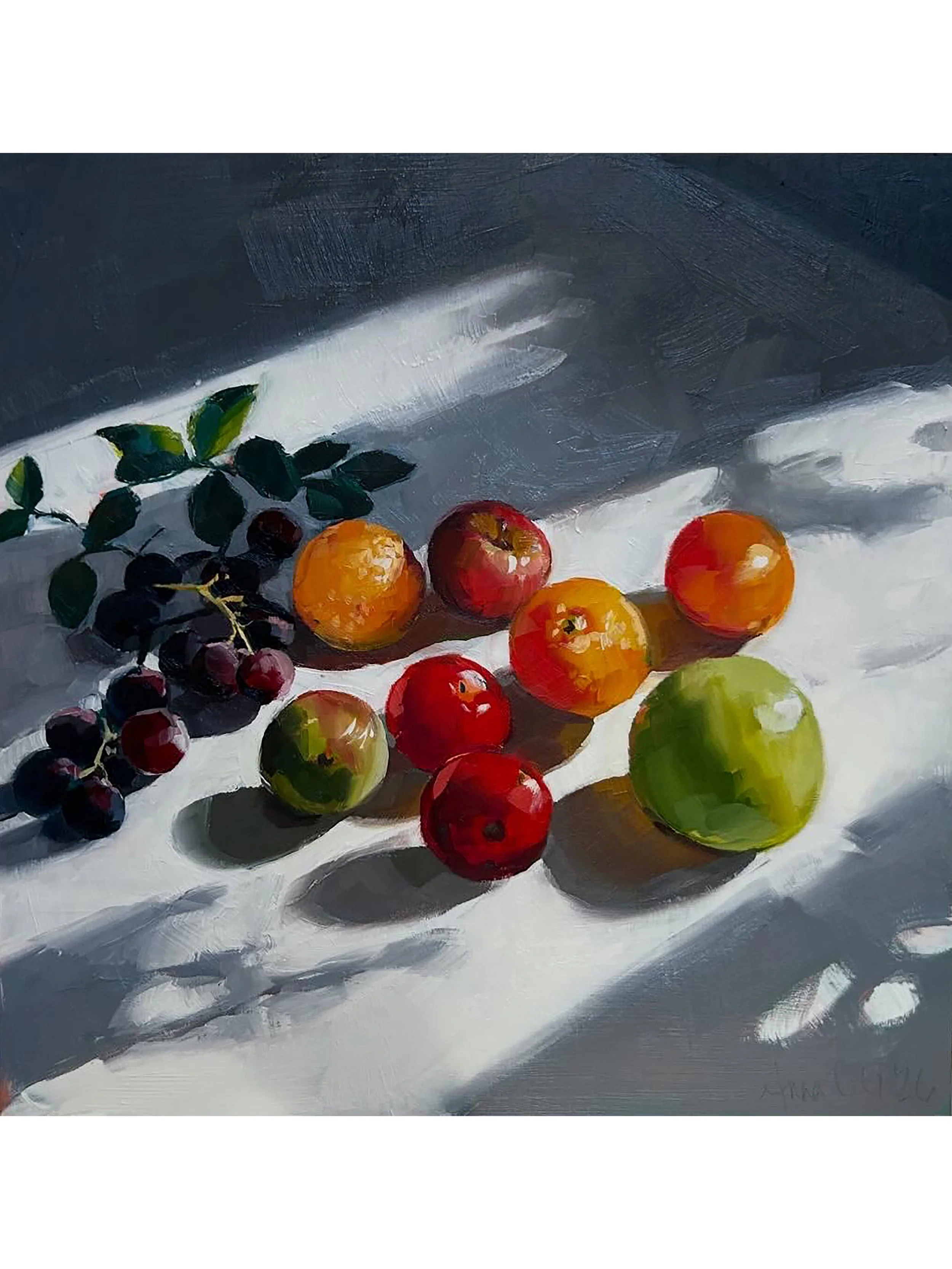 Fruit medley, 12"x12"