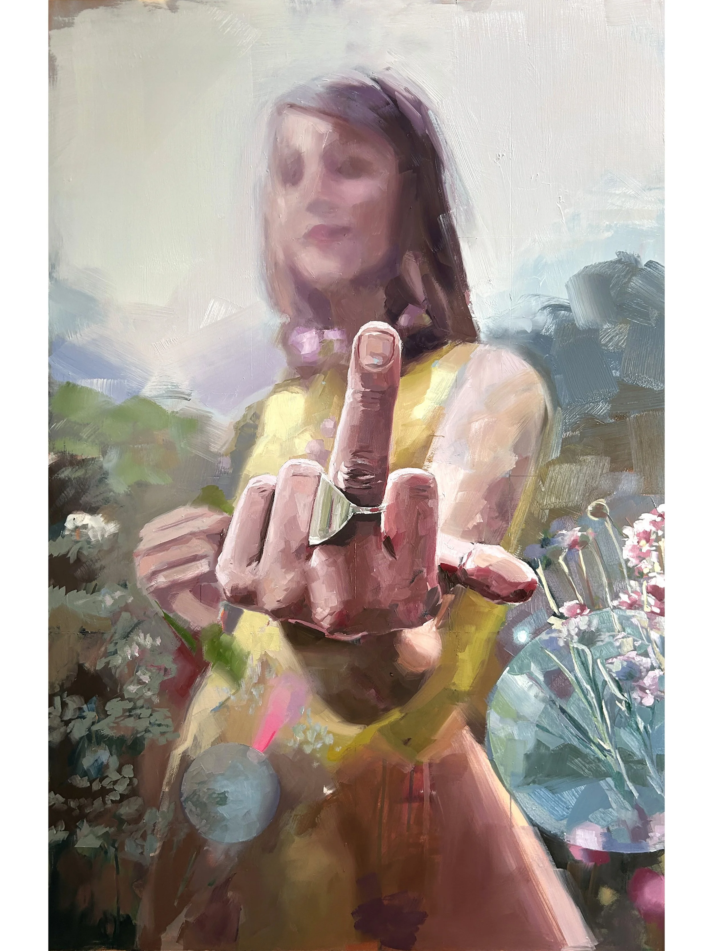 When our rage gives way to joy, 26"x40"