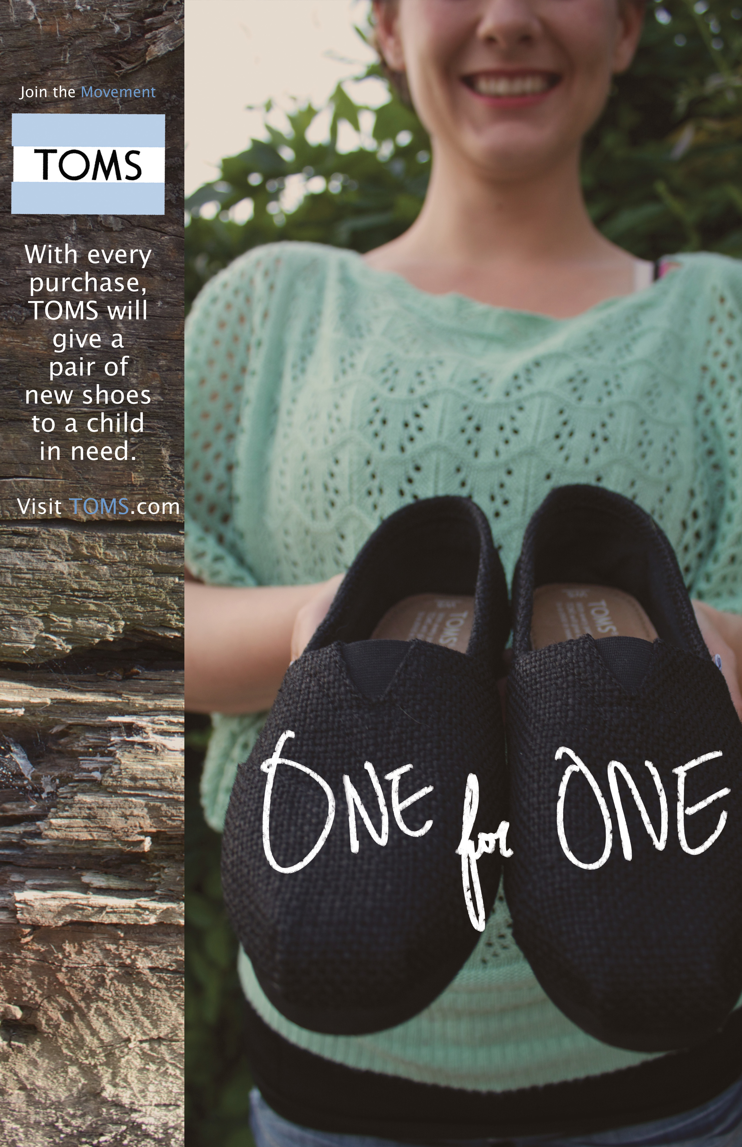 toms one for one ballet flats