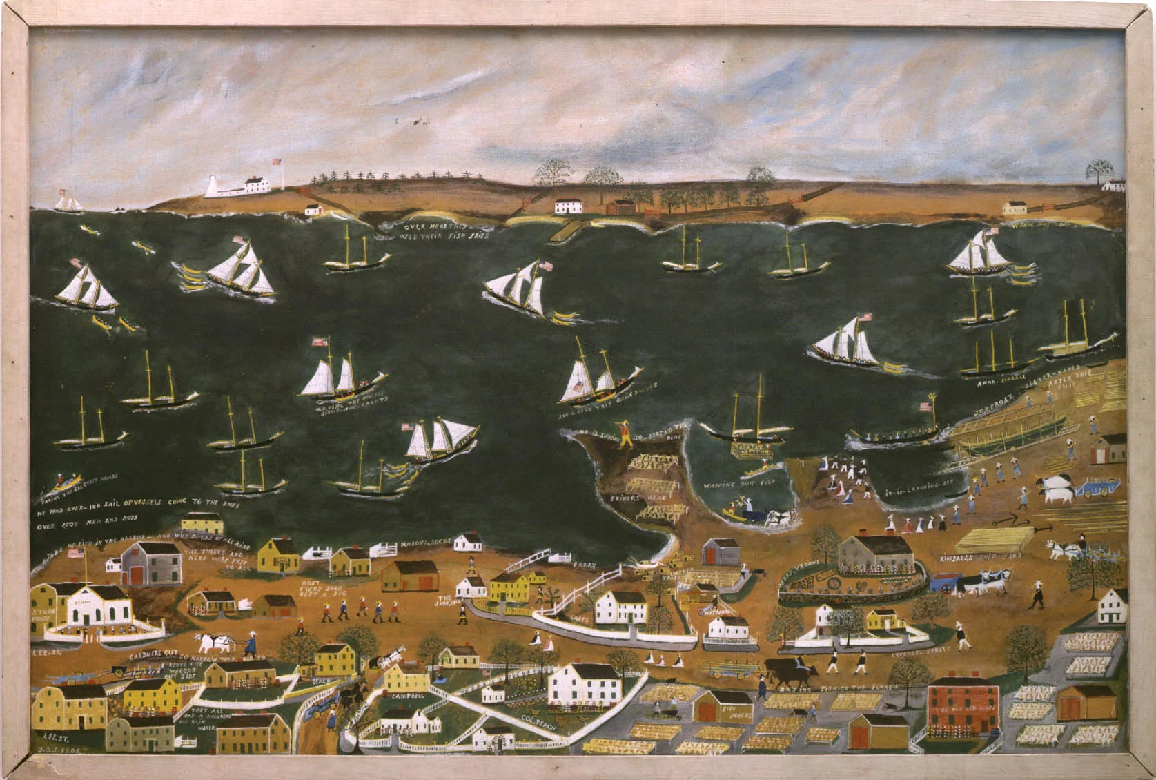 A Bird's Eye View in 1867", c. 1920's