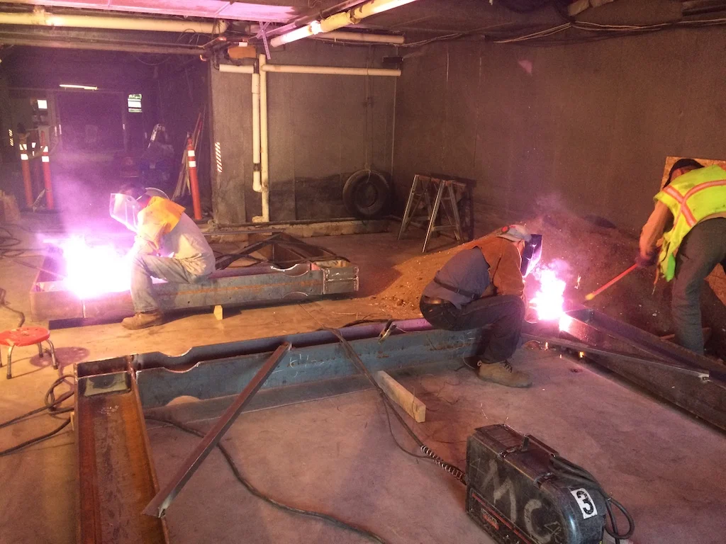 On-Site Steel Fabrication