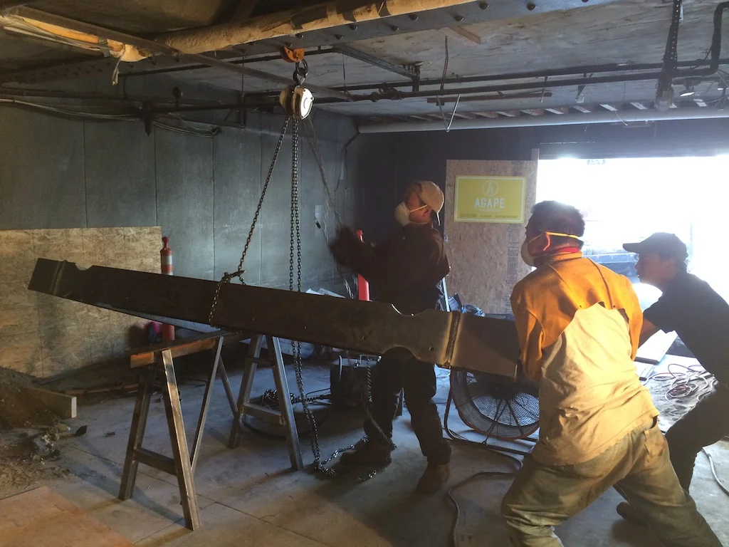 On-Site Steel Fabrication