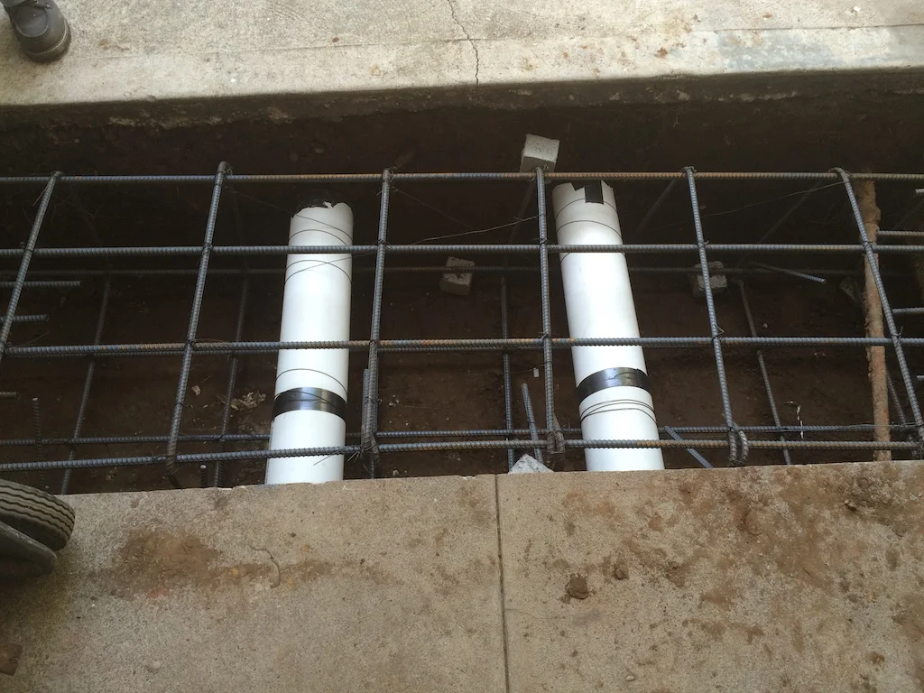 Pipe Sleeves For Future Work