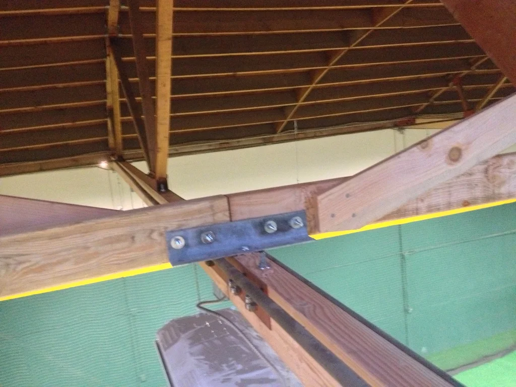 New Bracing And Bolting