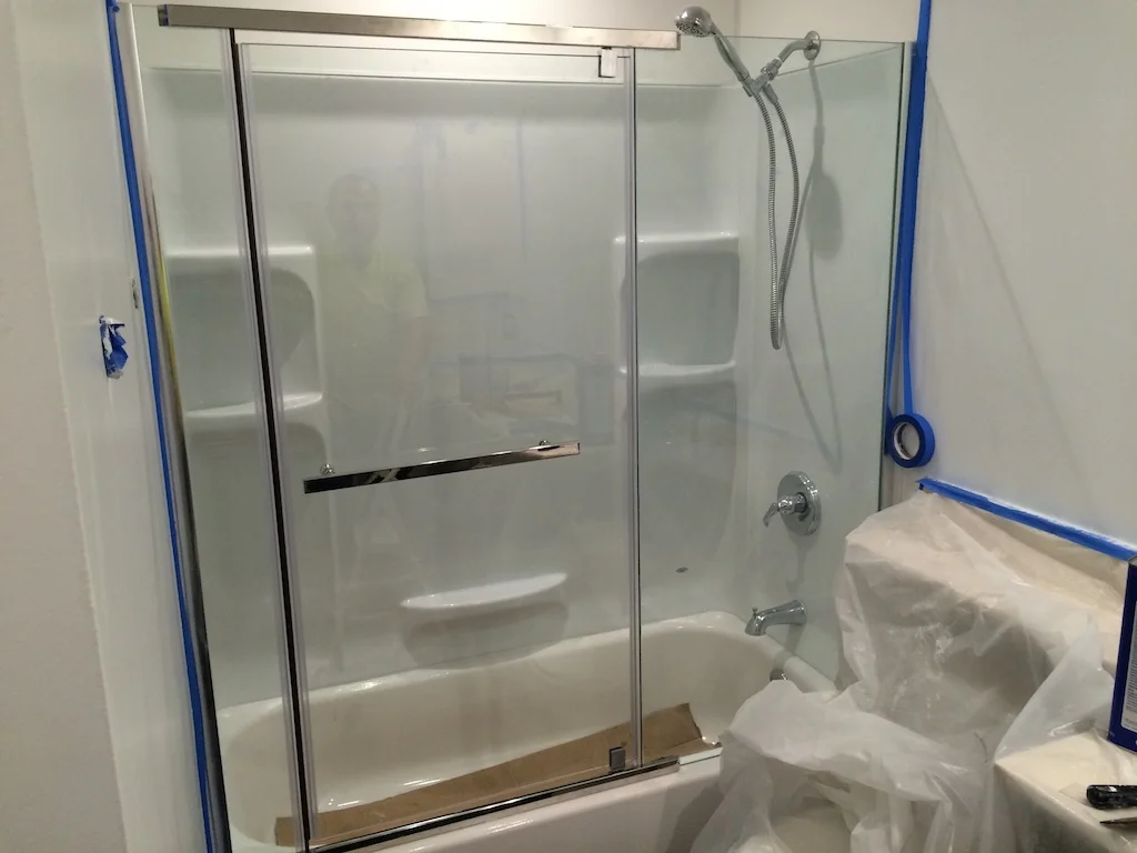 New Surround and Shower Enclosure