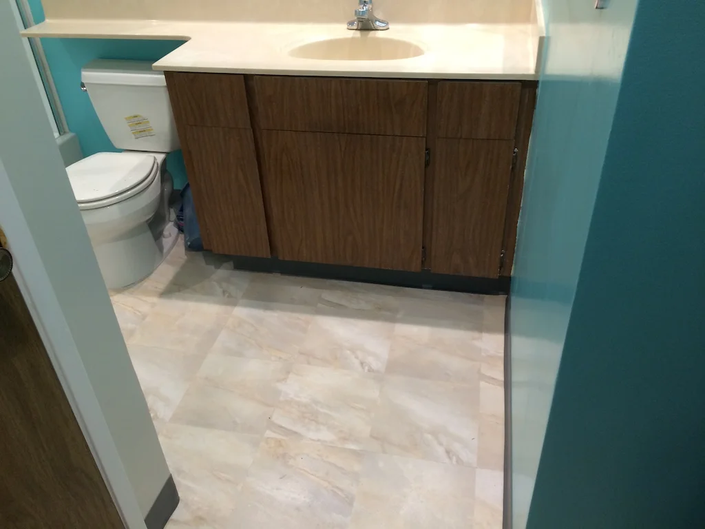 Finished Walls and Floor