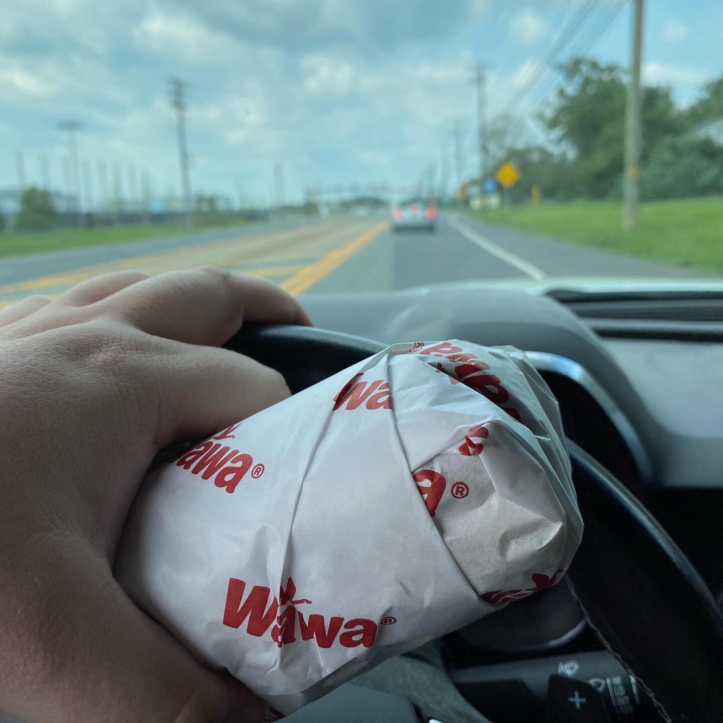 Things that make me happy: Wawa hoagies and the open road.