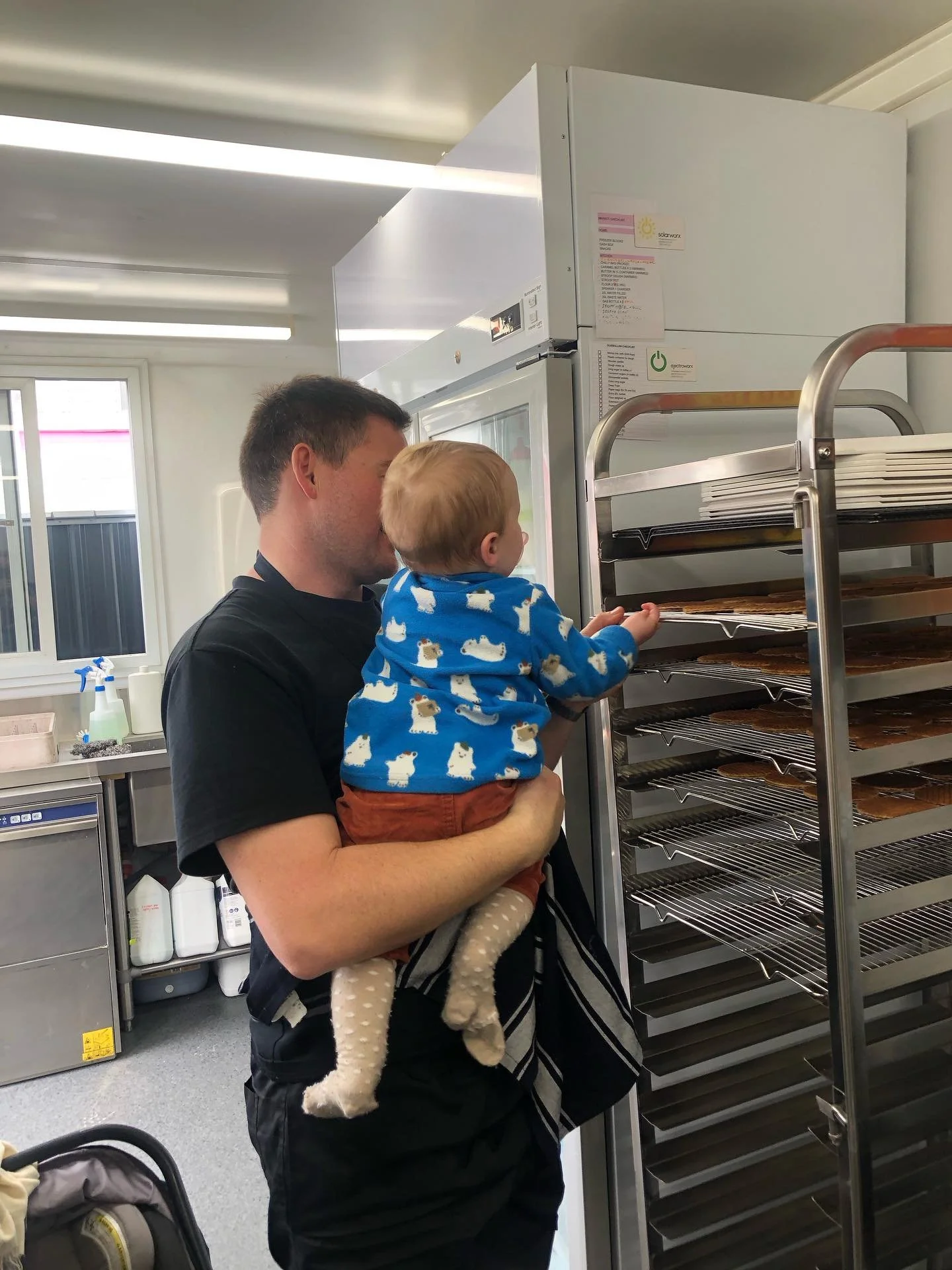 Chef Vinnie in the kitch today! 🧑&zwj;🍳 

We can&rsquo;t wait to see you at the caravan this weekend for a little treat 🧡✨

Friday &amp; Saturday 
9am till 12pm
4a Sheffield St, Paraparaumu

Sunday
8.30am till 2pm
Harbourside Market, Pōneke