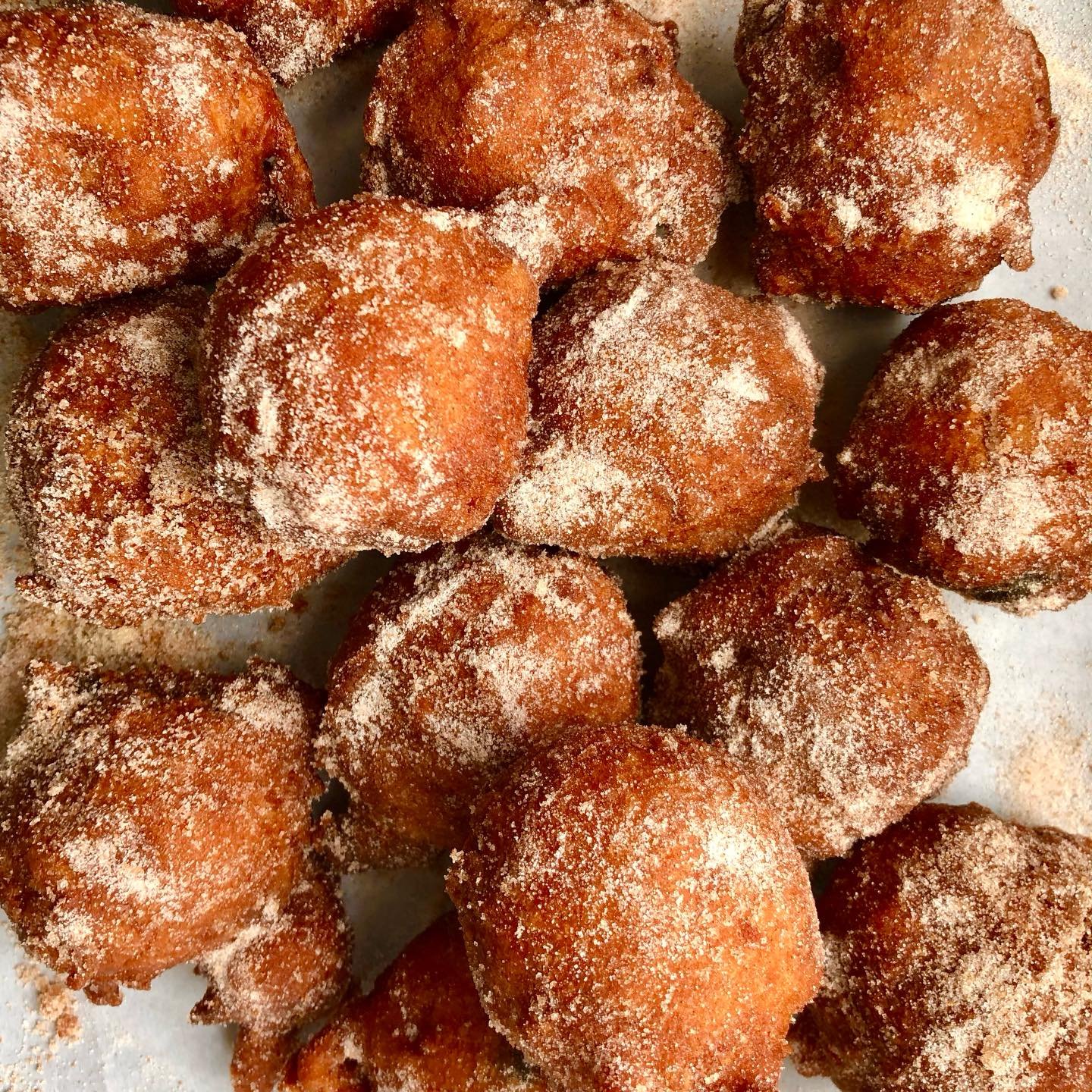 🎄✨ OLIEBOLLEN SEASON! ✨🎄

We realised WE&rsquo;RE the boss and can make big calls, so we&rsquo;re gonna have Oliebollen on the menu for the next two weekends before Christmas! Both Saturday and Sunday. 

These are our last two weeks before we close