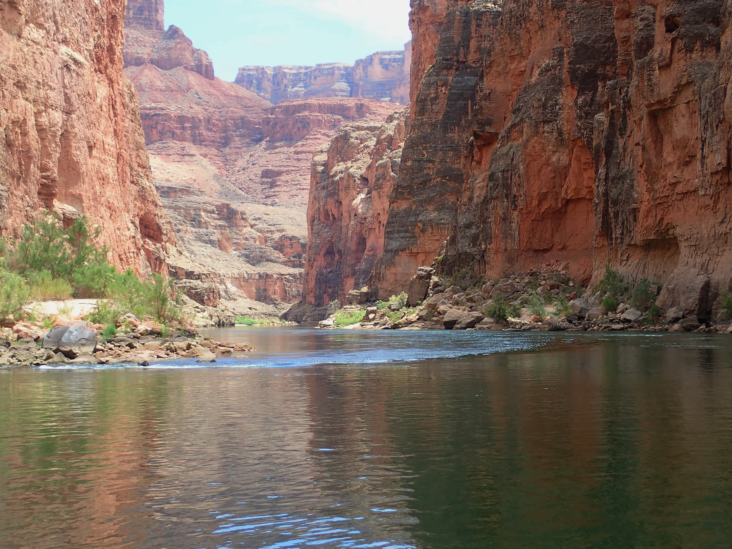 Just look at the colors in the water!