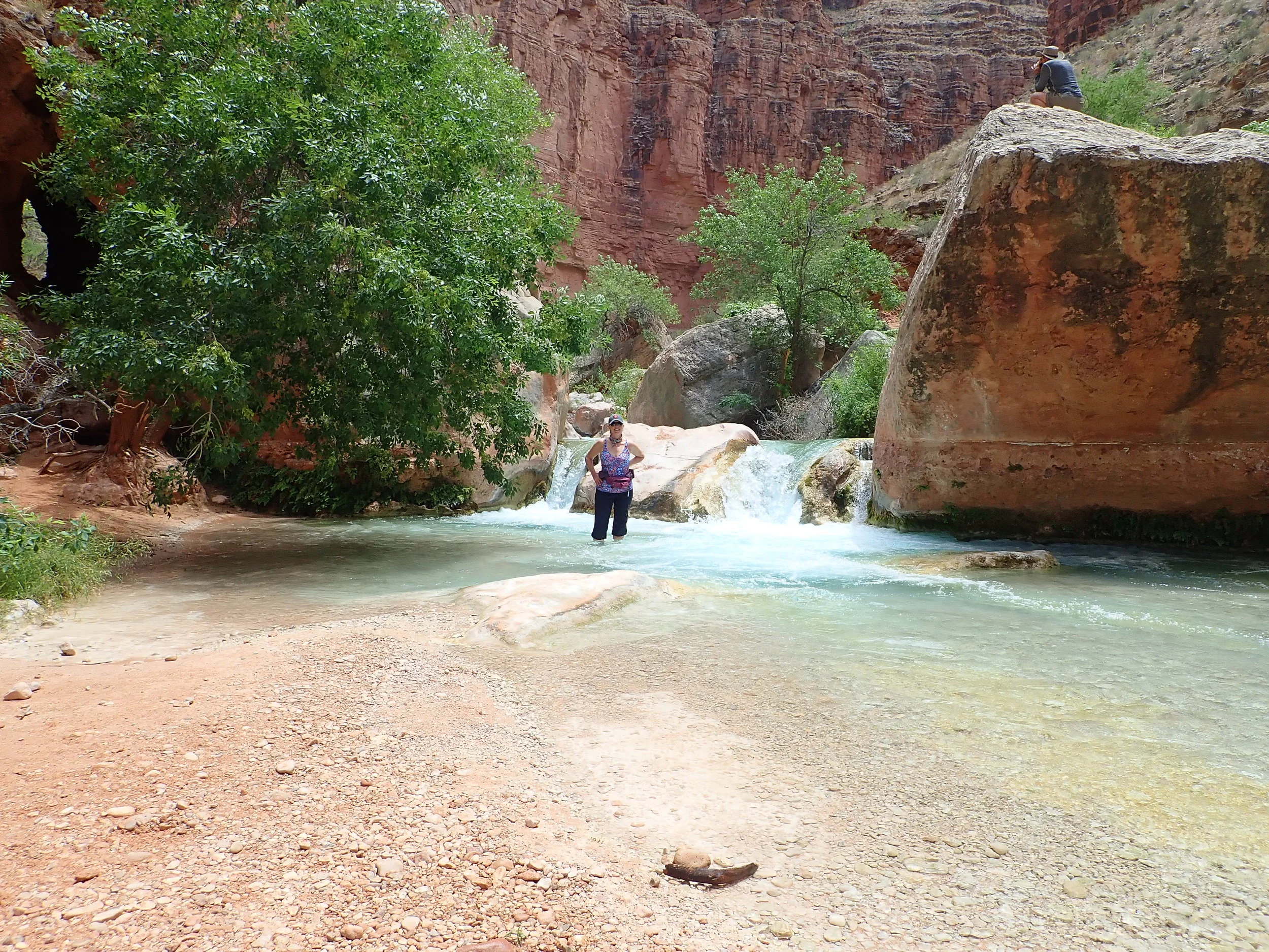 Fording the creek