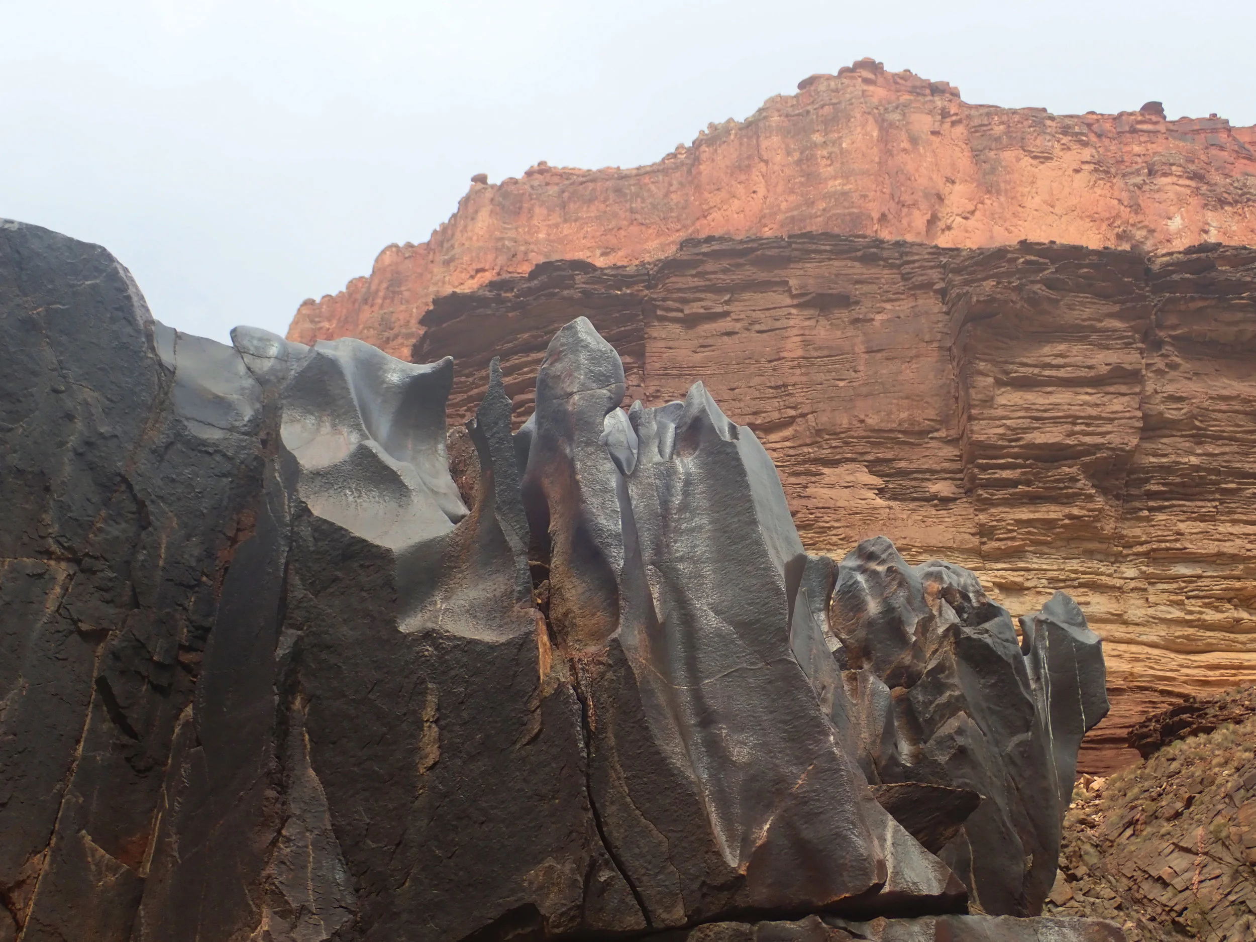 The Vishnu Schist looked like Rodin sculptures to me