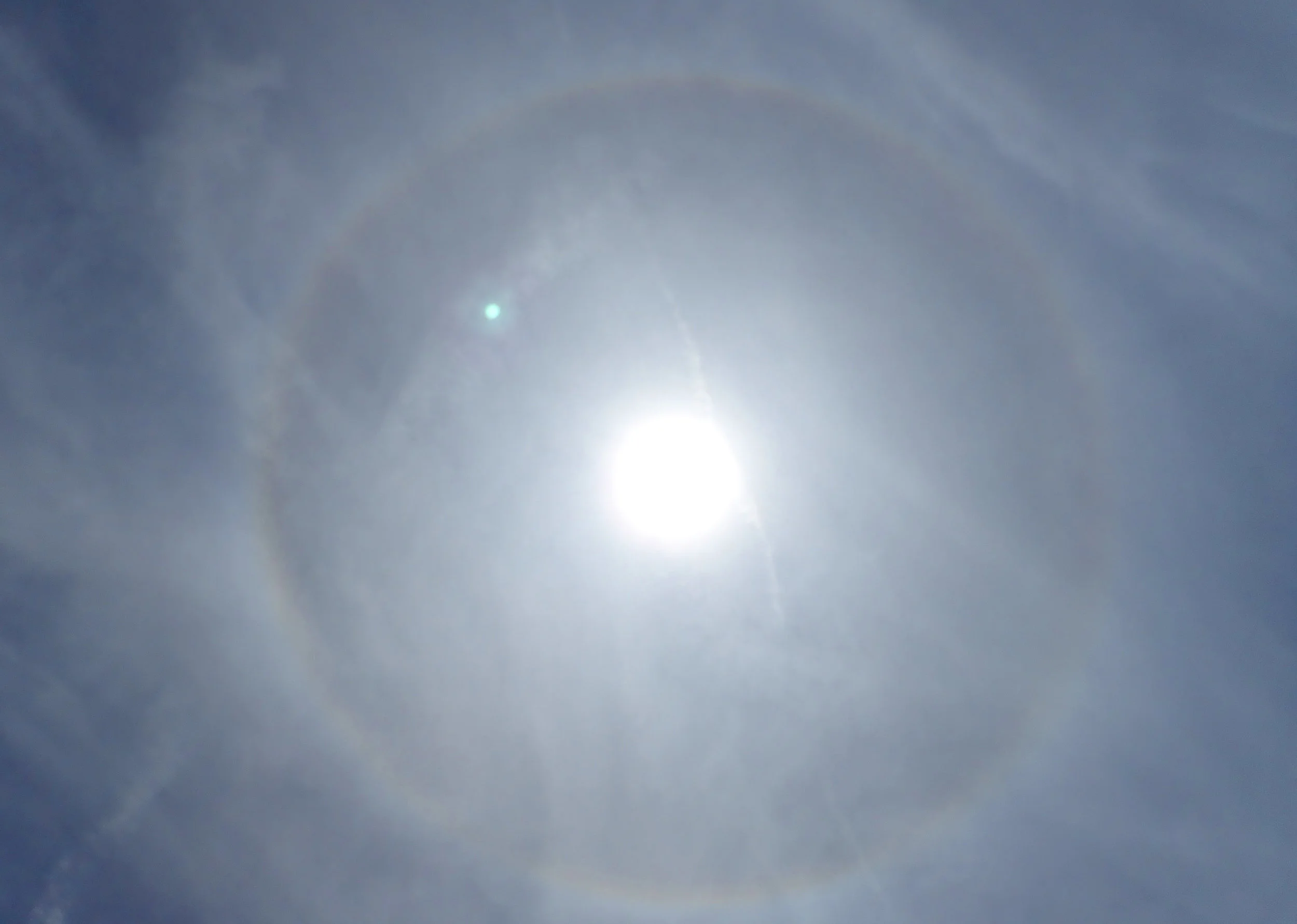 Sun rainbow!