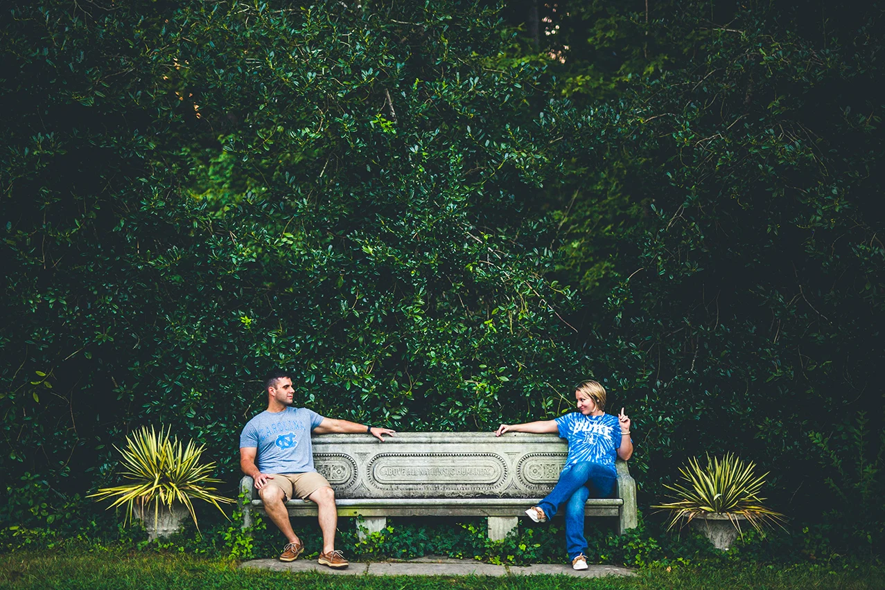 UNC Duke Engagement Photography Wedding