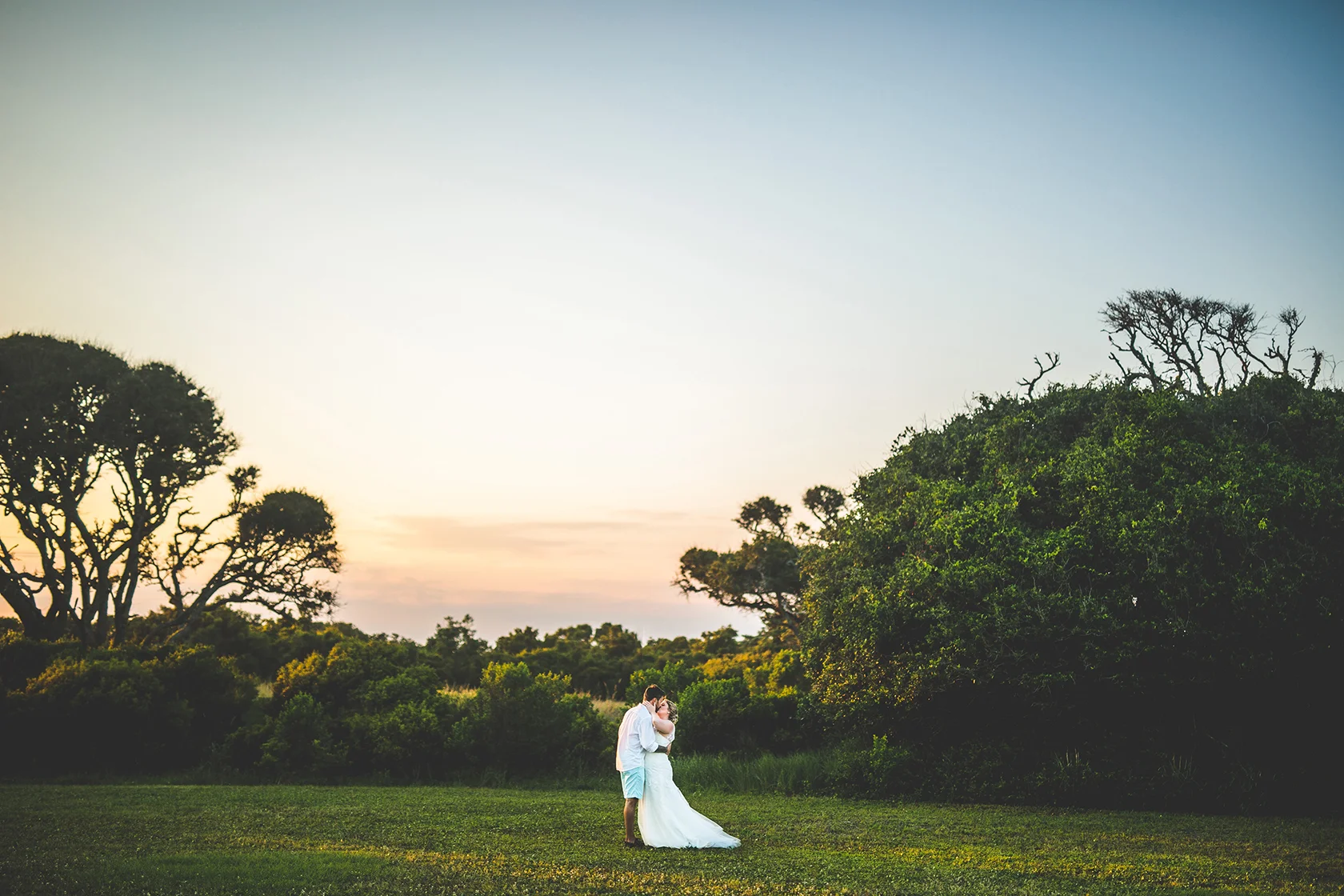 Fort Fisher Bride and Groom.JPG