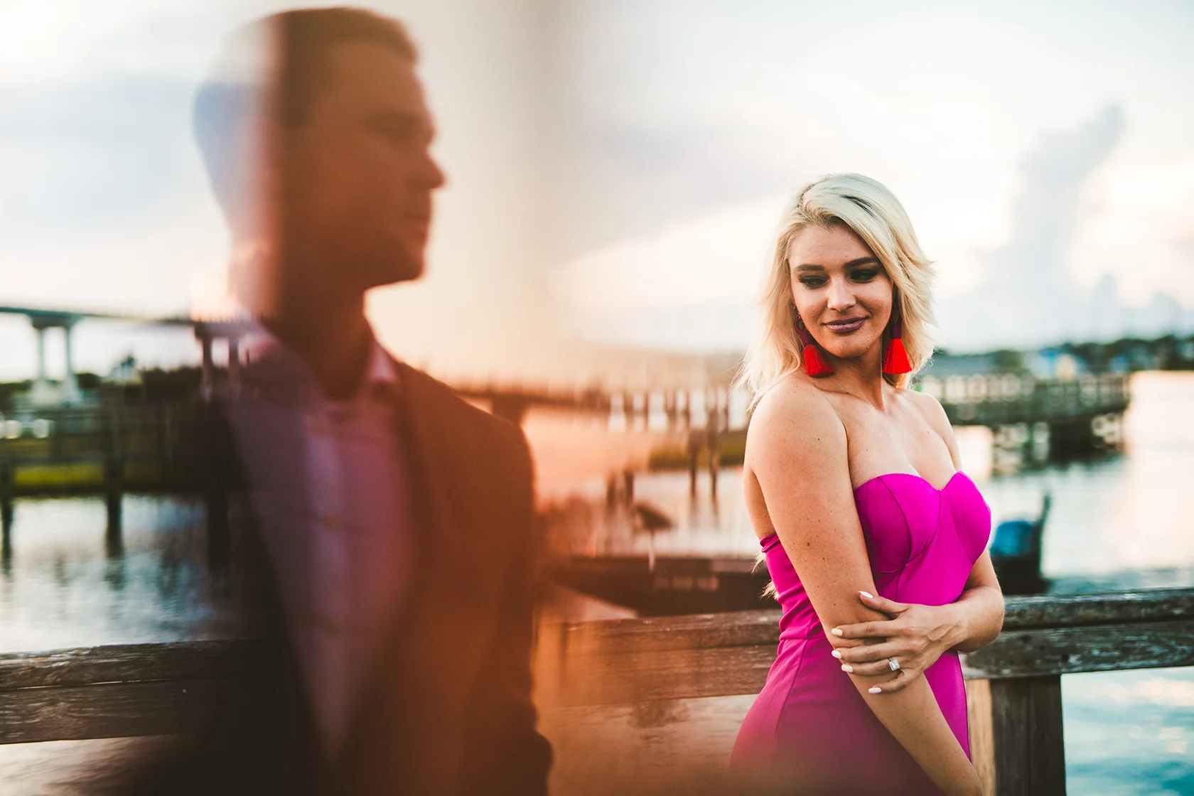 An Engagement Session in Topsail Beach