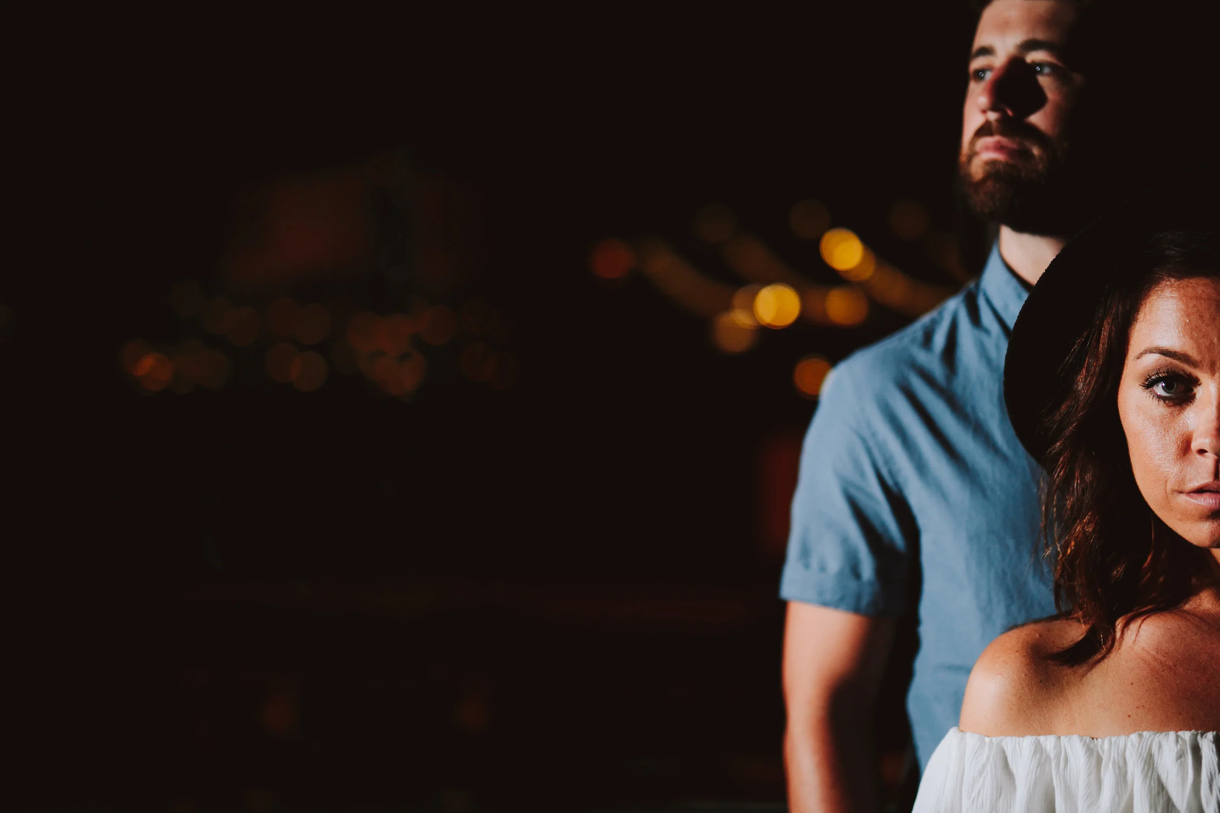 Carolina Beach State Park and Downtown Wilmington Engagement Portraits