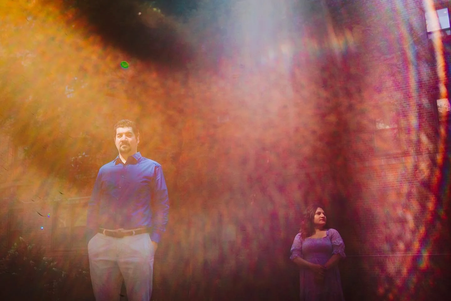 #behindthescenes after wrapping up an engagement session in #Queens #NewYork we shot at several locations, including where they met, where they first said &ldquo;I love you&rdquo;, and where they first kissed. @escopal and I had so much fun making ne