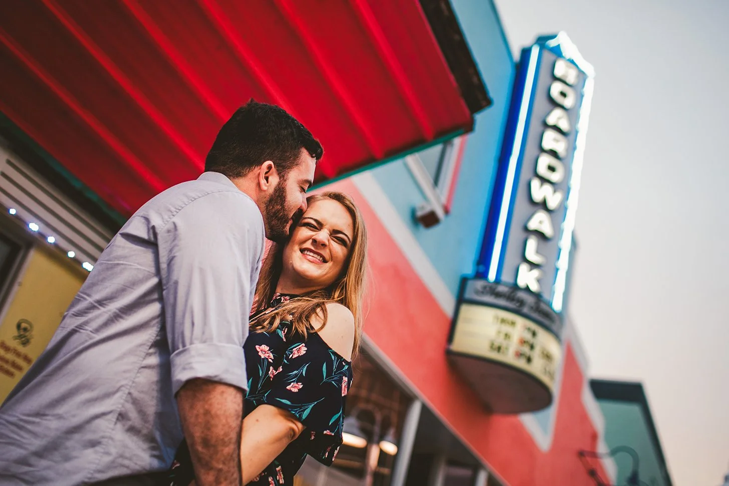 Fort Fisher &amp; Carolina Beach Board Walk Engagement Session
