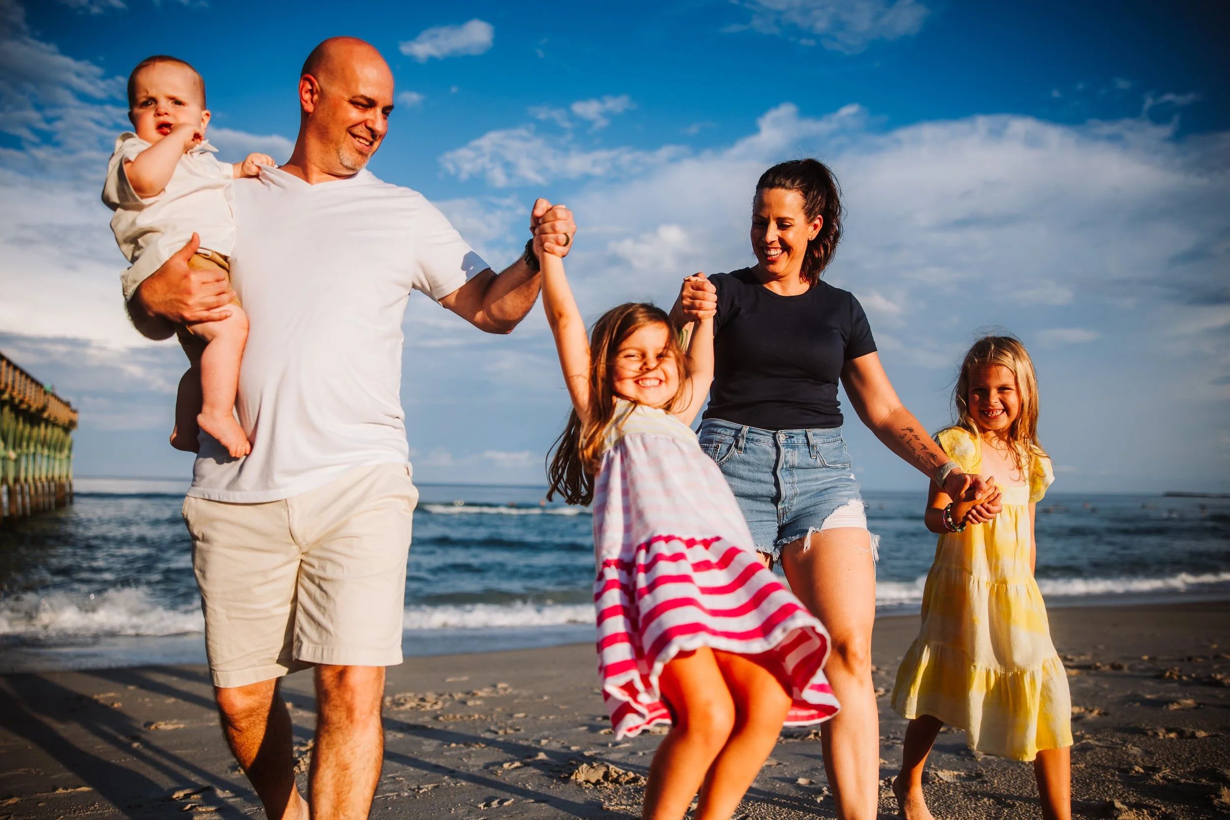 Yost Family Session in Wrightsville Beach documented by Michelle Brinn