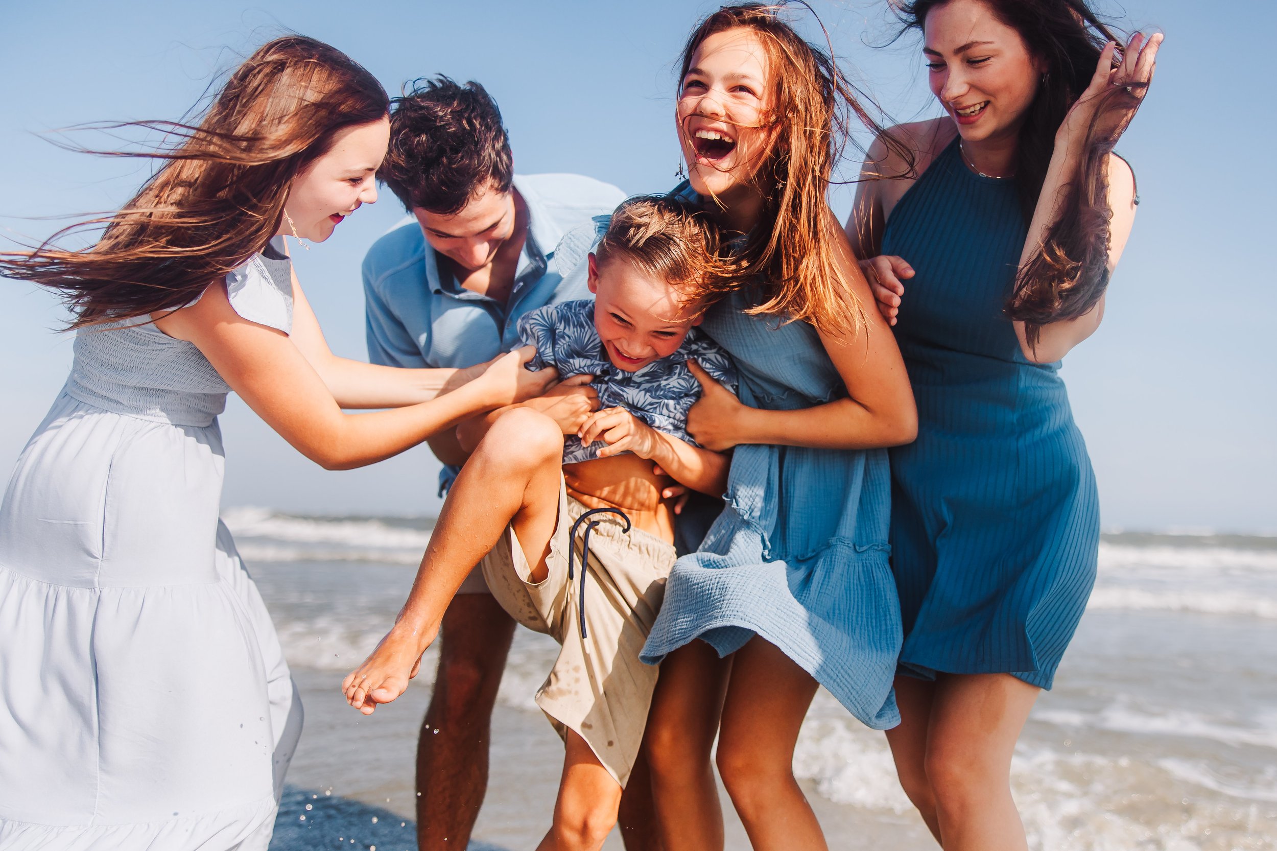 Hurst Family in Holden Beach documented by Michelle Brinn