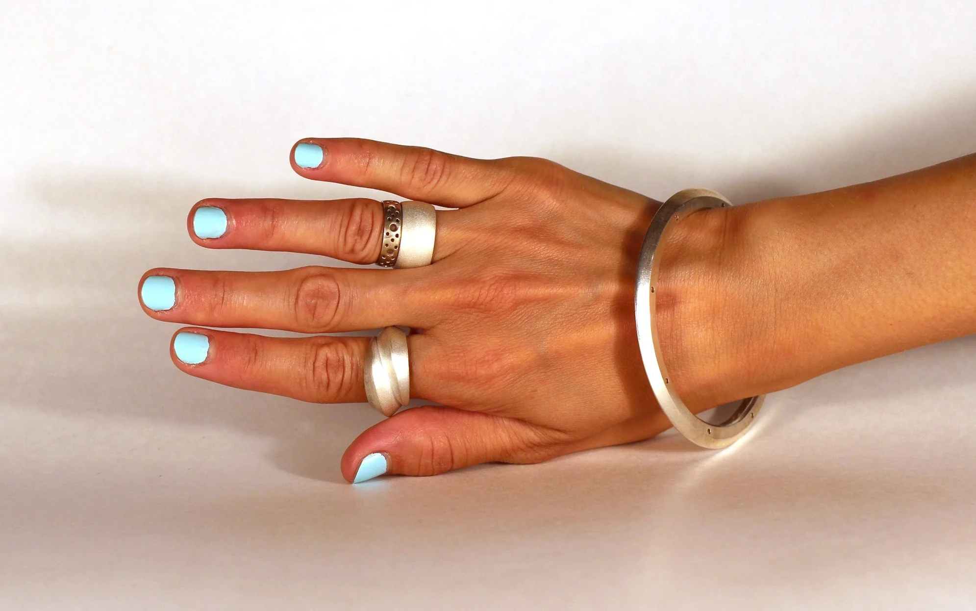 Swirl+Aleph+Perforated Band+Armour Bangle (SILVER SB+HP on hand).JPG