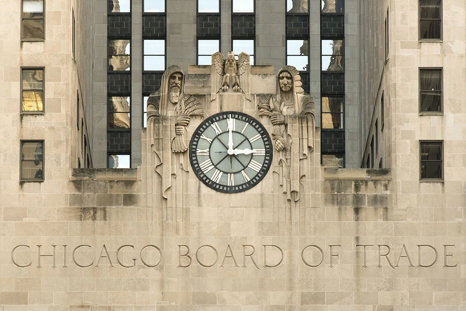 Image Title: Chicago Board of Trade Mat Sizes: 8x10, 11x14, 16x20 Float Mount Sizes: 12x18, 16x24, 20x30, 24x36, 28x42, 32x48, 36x54, 40x60.
