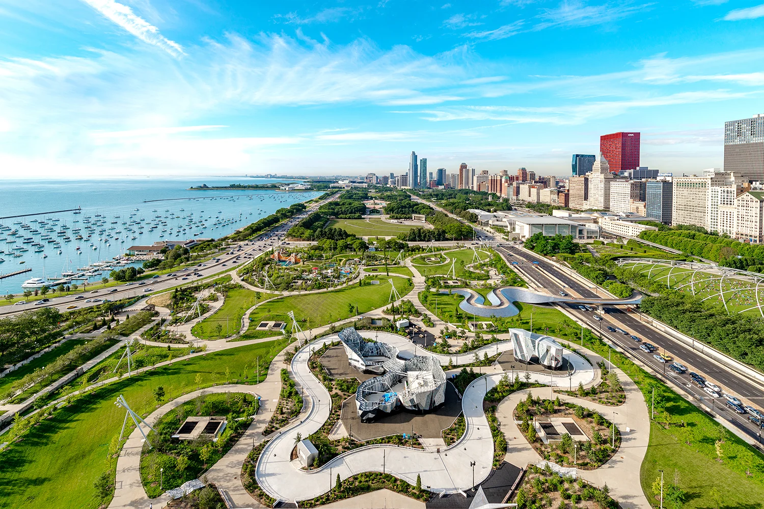 Image Title: Maggie Daley Park Mat Sizes: 8x10, 11x14, 16x20 Float Mount Sizes: 12x18, 16x24, 20x30, 24x36, 28x42, 32x48, 36x54, 40x60.