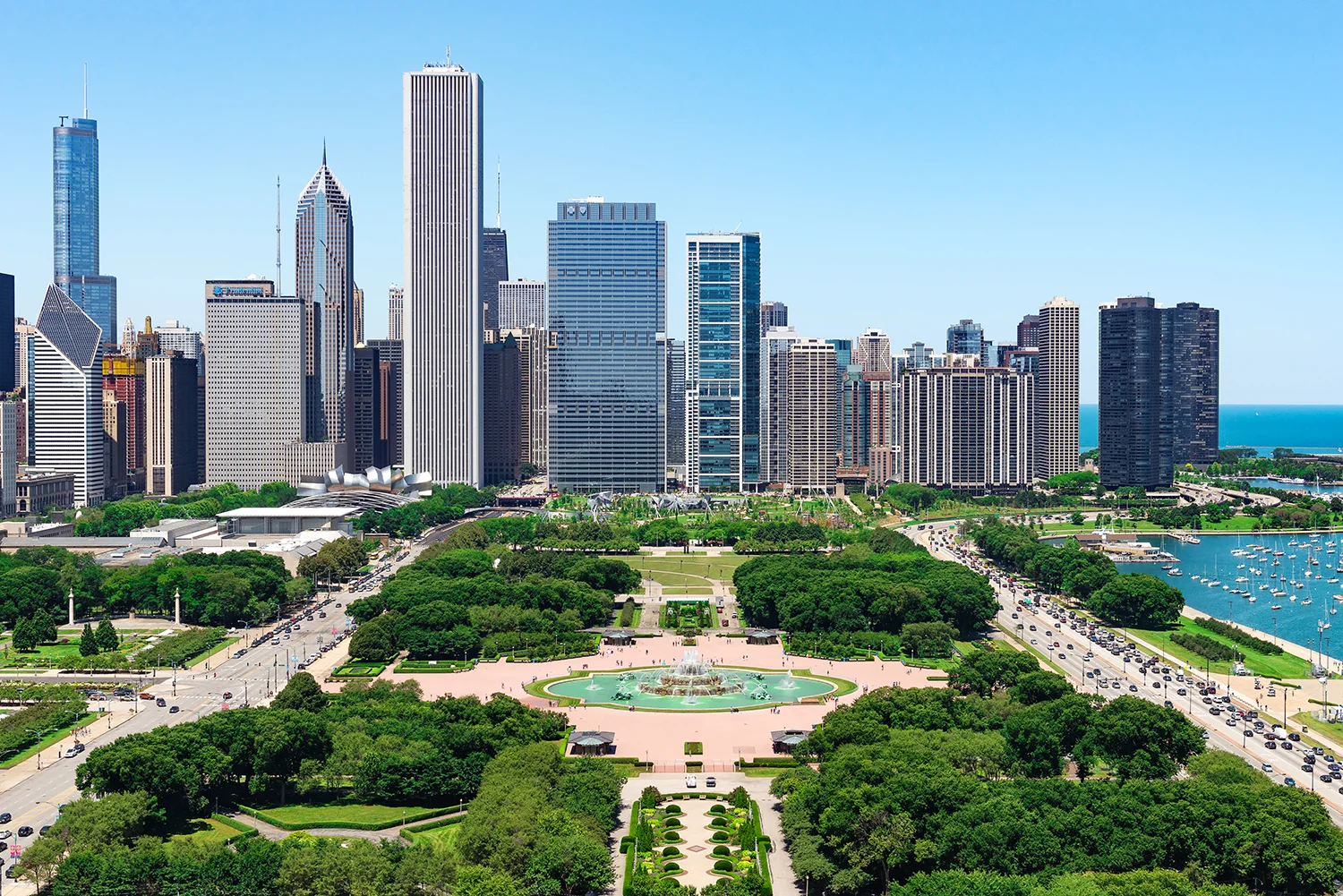 Image Title: Grant Park 2015 - Aerial Mat Sizes: 8x10, 11x14, 16x20 Float Mount Sizes: 12x18, 16x24, 20x30, 24x36, 28x42, 32x48, 36x54, 40x60.