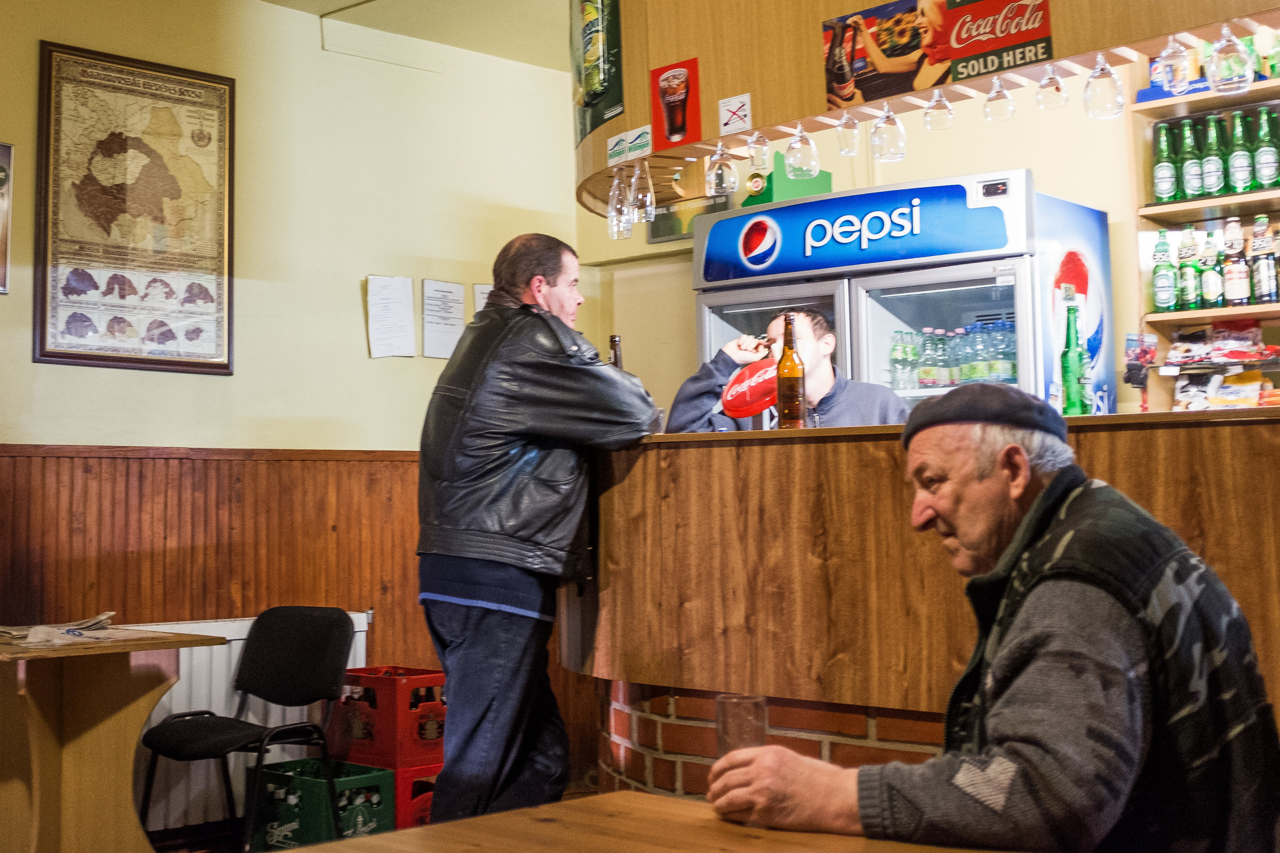 The local 'kocsma', or pub.