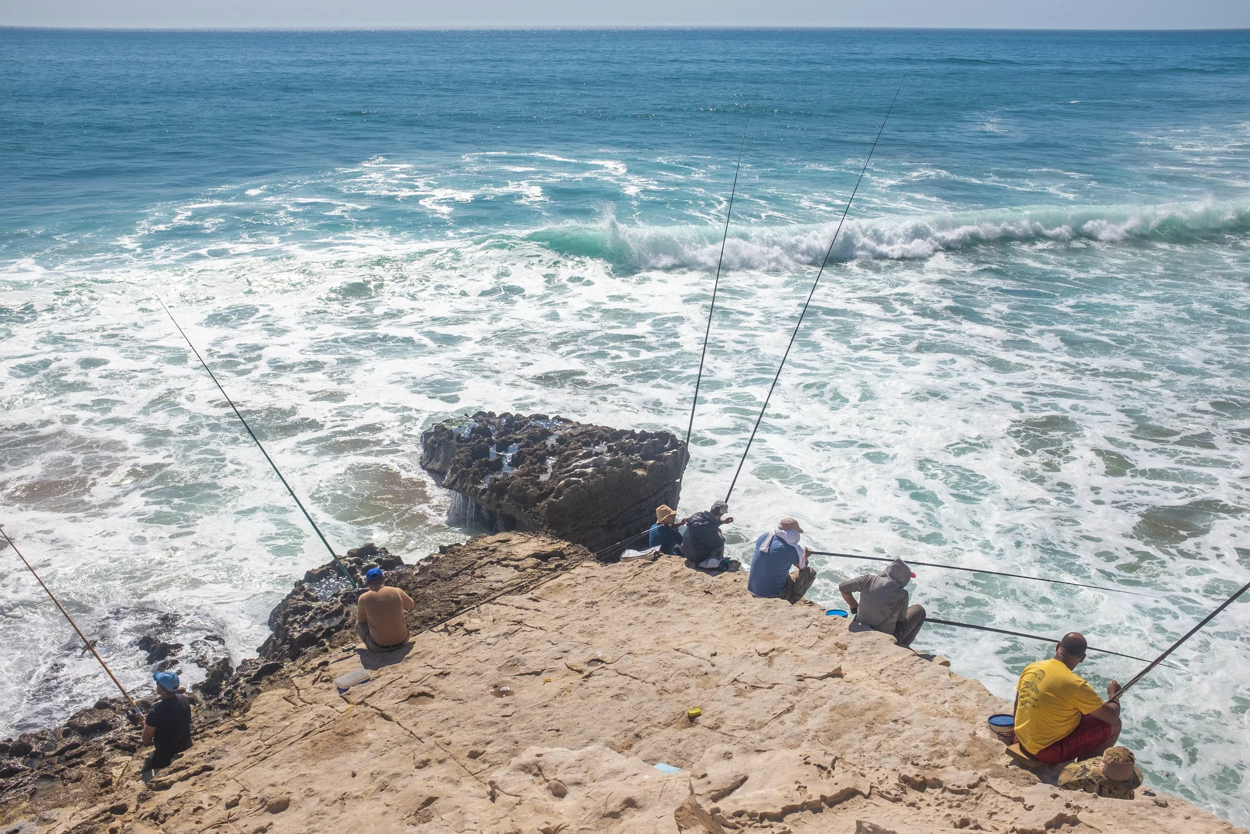 You can, and maybe should, bring your fishing pole to the lovely Moroccan Atlantic coast. But not your bird.