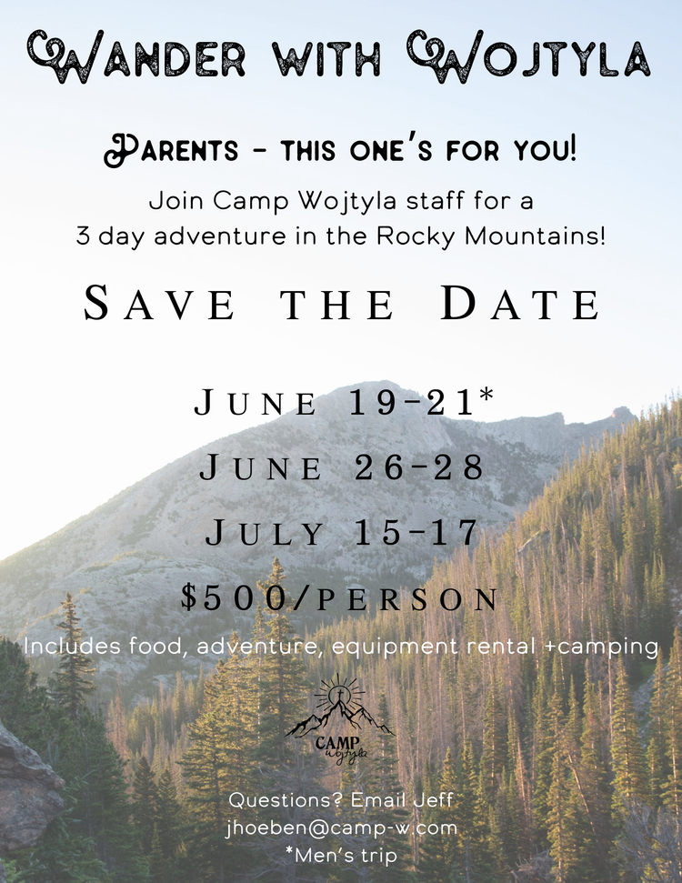 Wander with Wojtyla — Camp Wojtyla