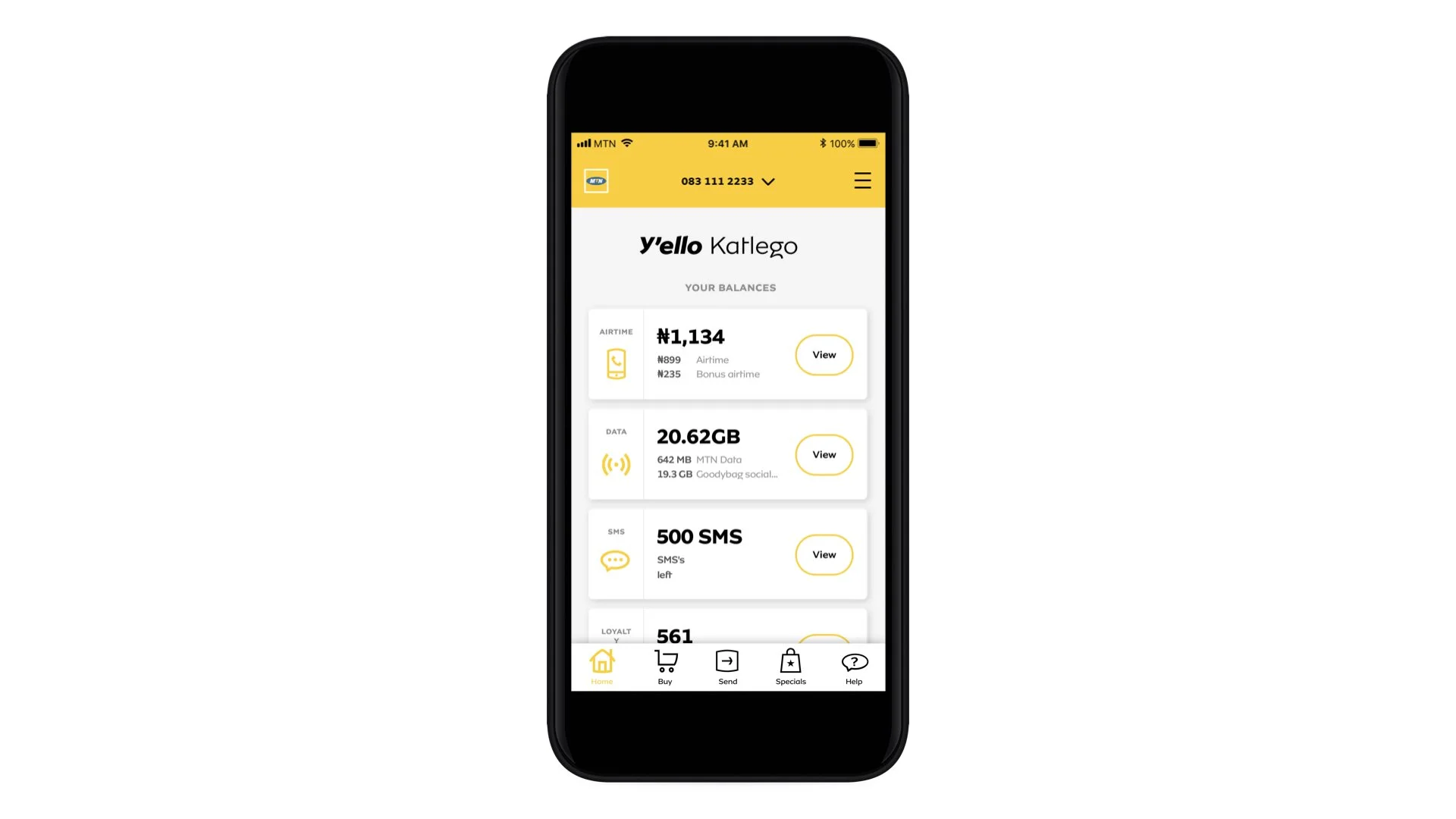 MTN consumer product experience