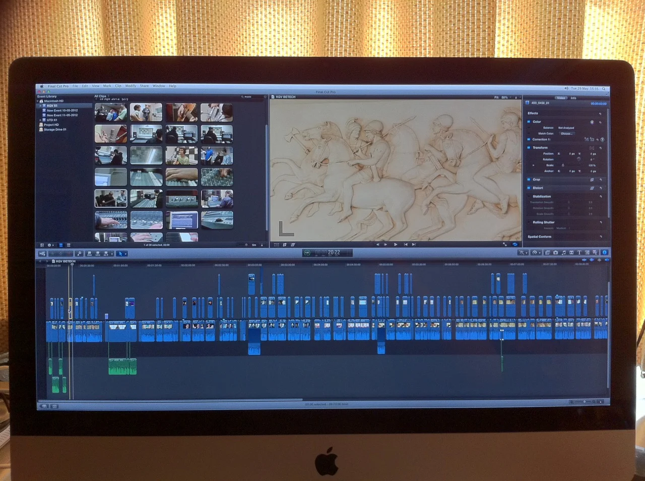 Editing KGV on Apple's new FCPX