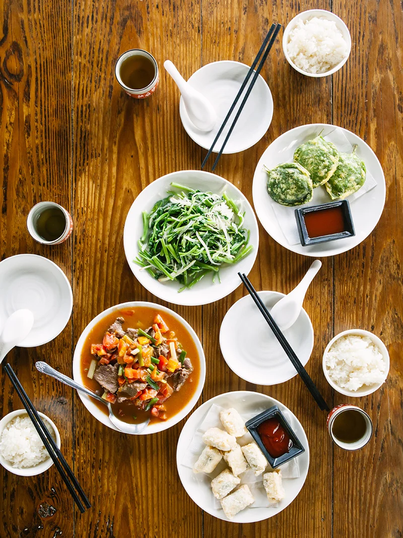 Taichung's food feast.