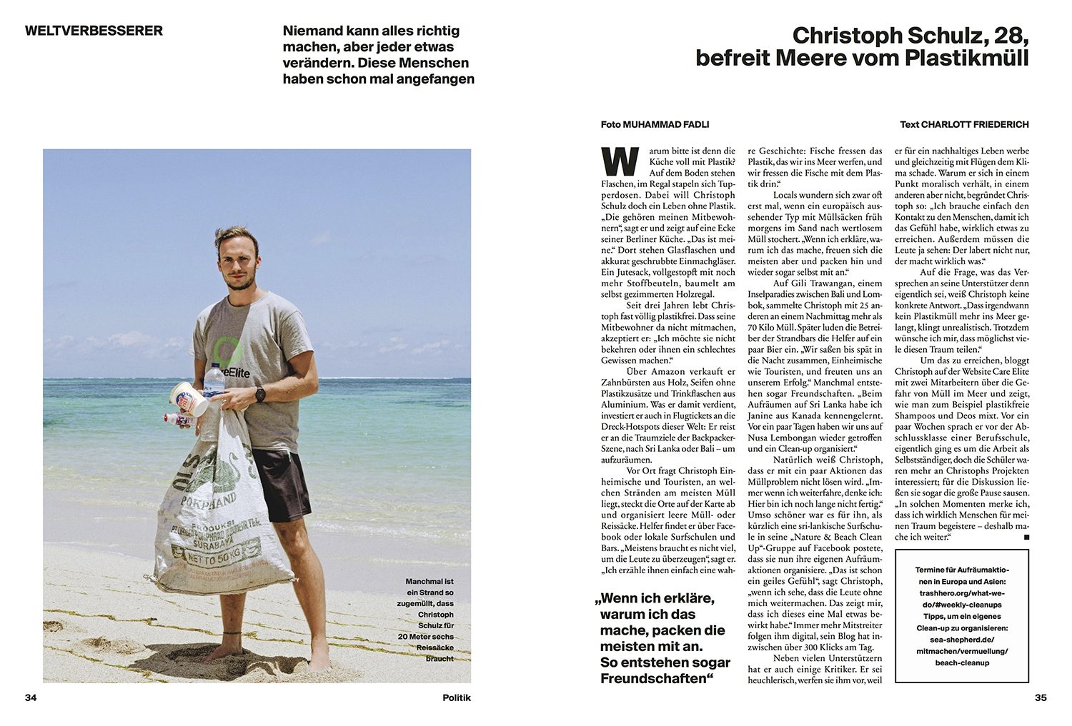  Christoph Schulz's portrait in  Stern's Neon Magazin  
