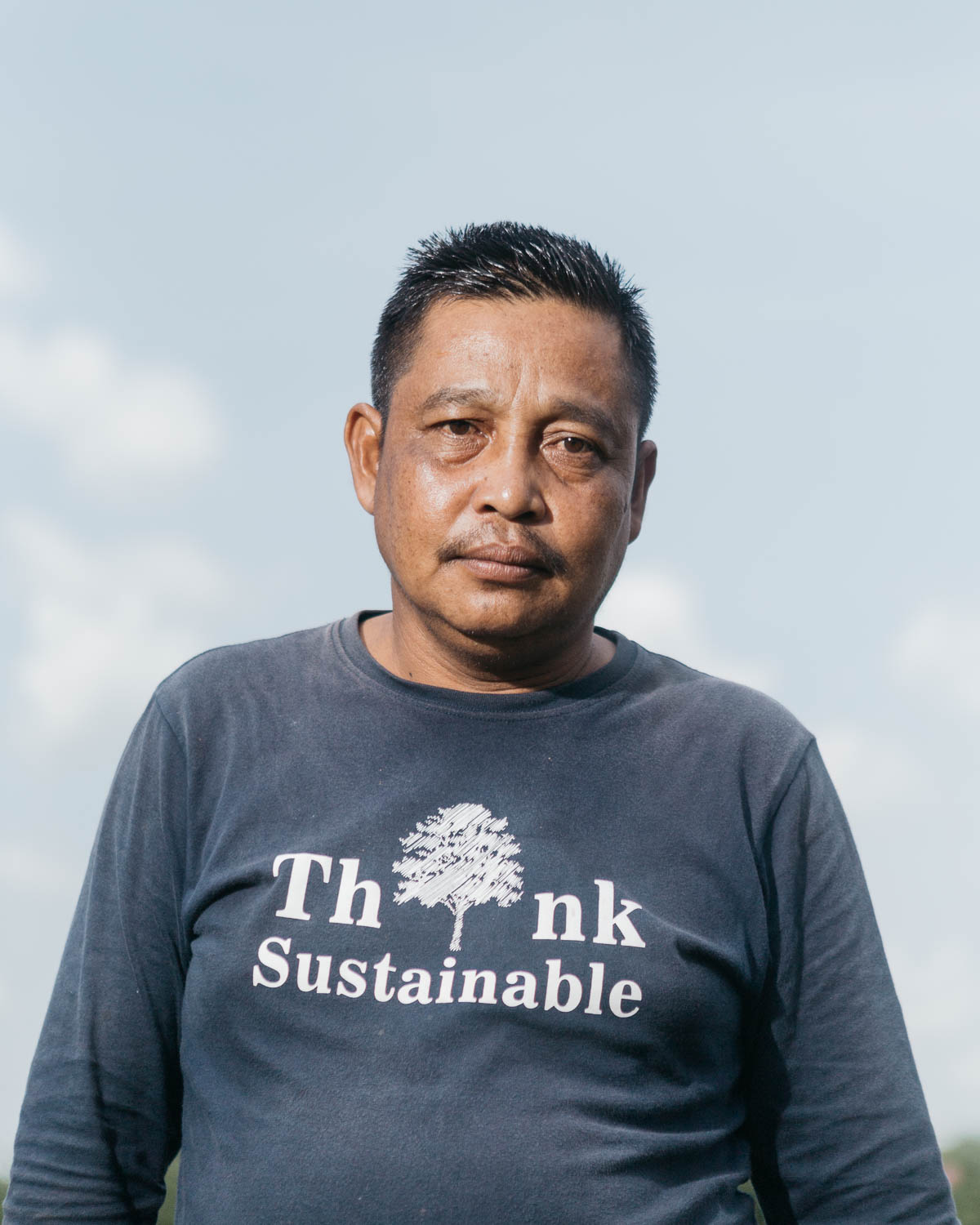  Portrait of Asdi, a villager who is benefited from Katingan Mentaya Project initiated by PT Rimba Makmur Utama. In the past he used to pratice slash and burn method for land clearing and also involved in illegal logging. He later joined the project 