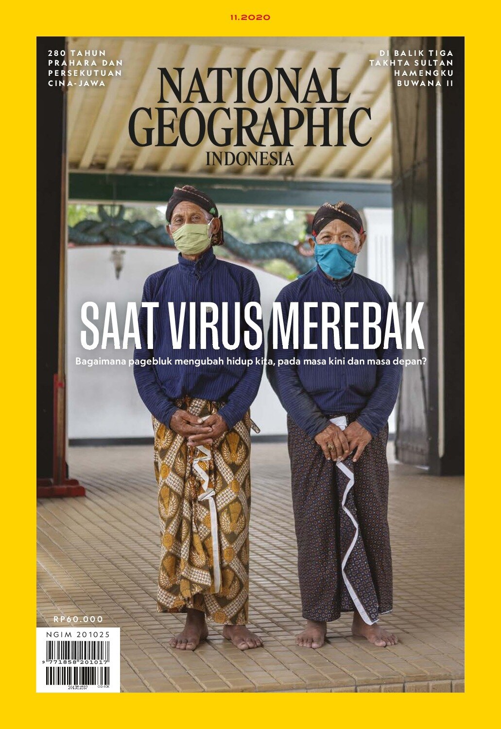  COVID-19 Cover Page in National Geographic Indonesia , November 2020 