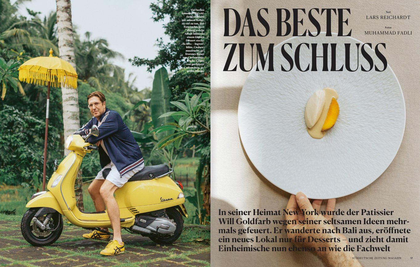  Room 4 Dessert in Bali, SZ Magazin January 2021  