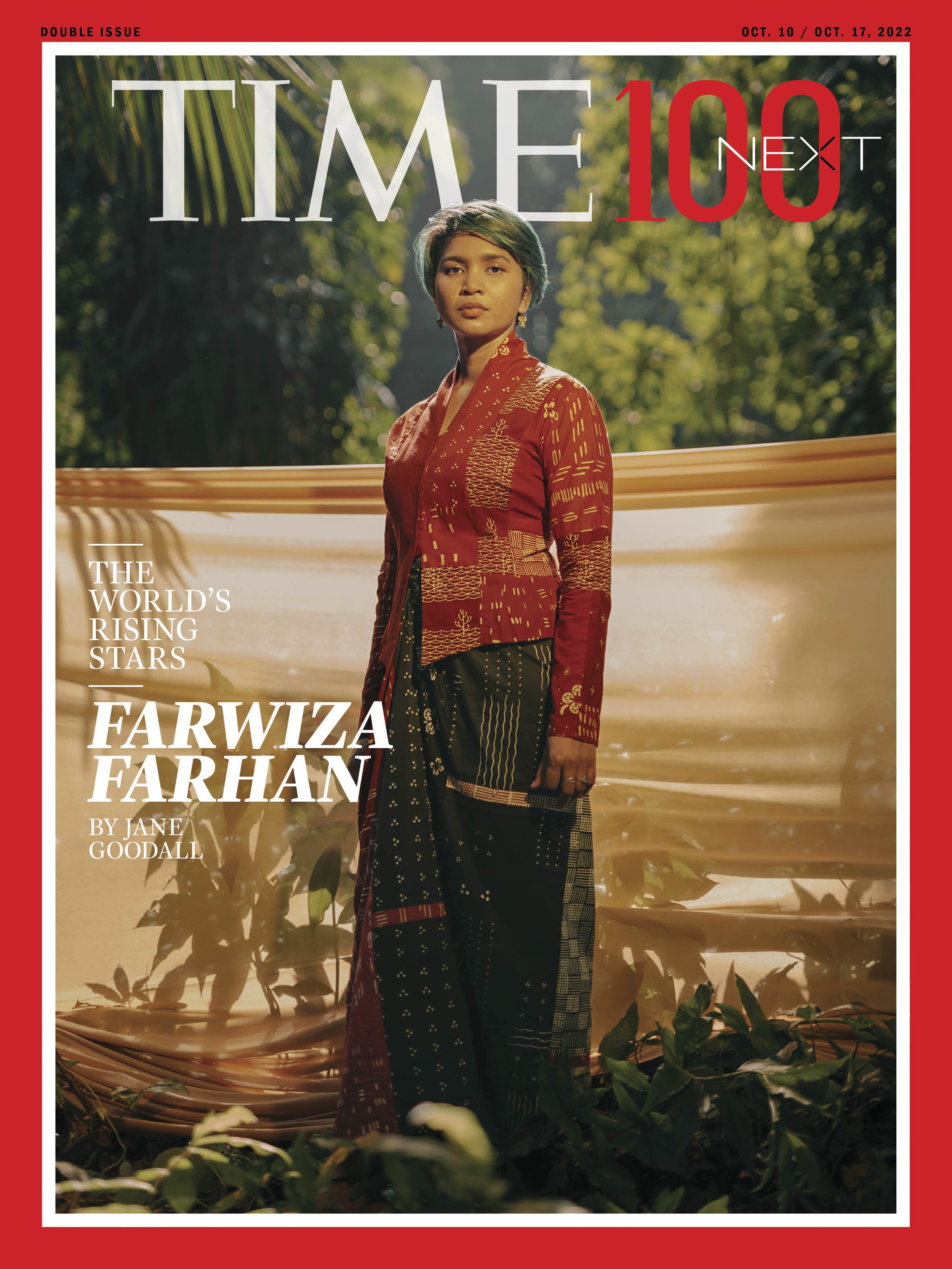 Farwiza Farhan on the cover of Time, Time 100Next Issue, October 2022 