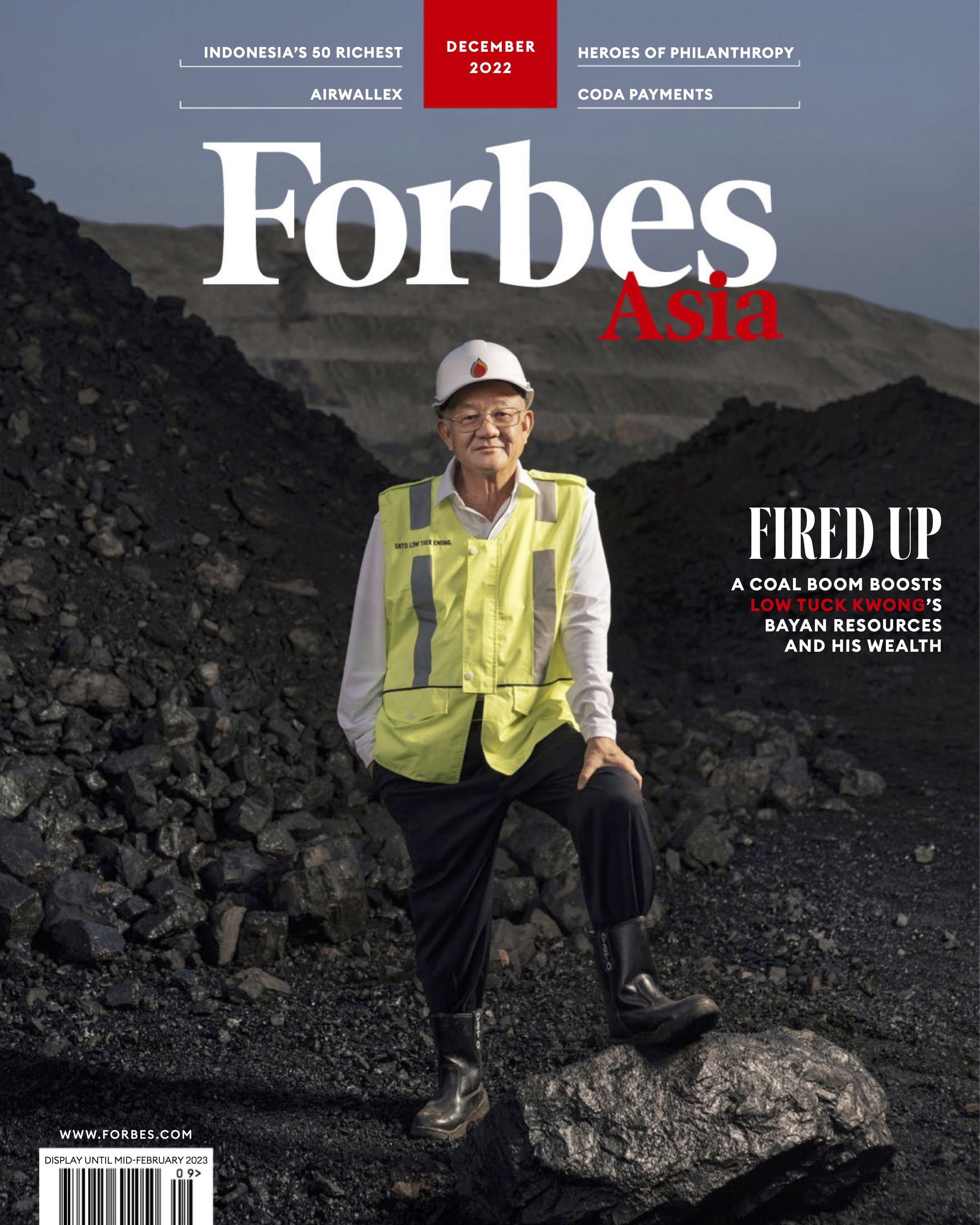  Dato’ Low Tuck Kwong of Bayan Resources for Forbes Asia December 2022’s Indonesian Rich List 
