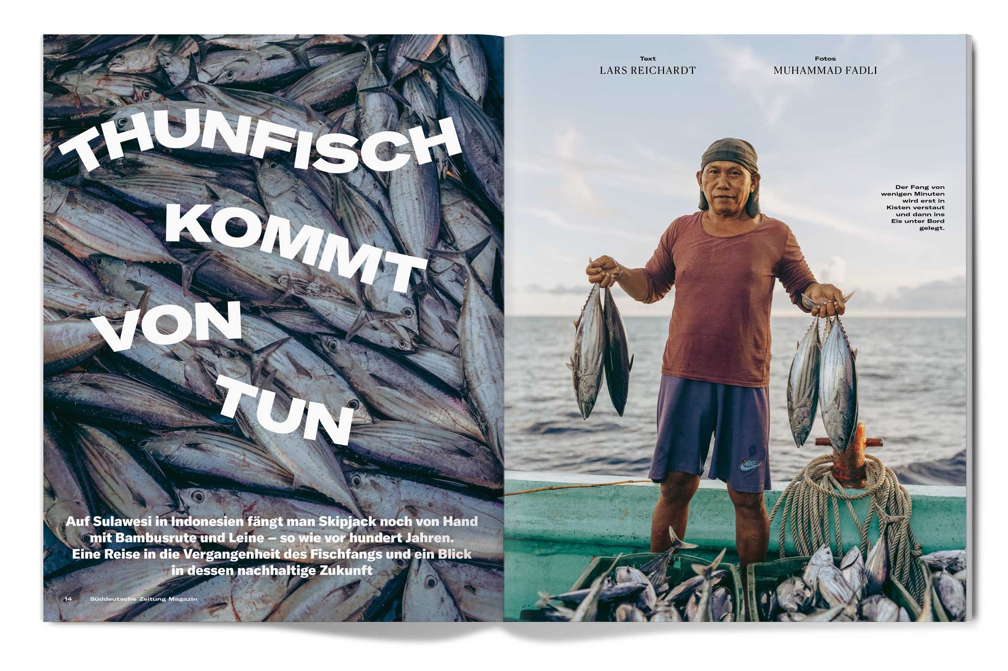  Skipjack Tuna fishing in Sulawesi for SZ Magazin December 2022  