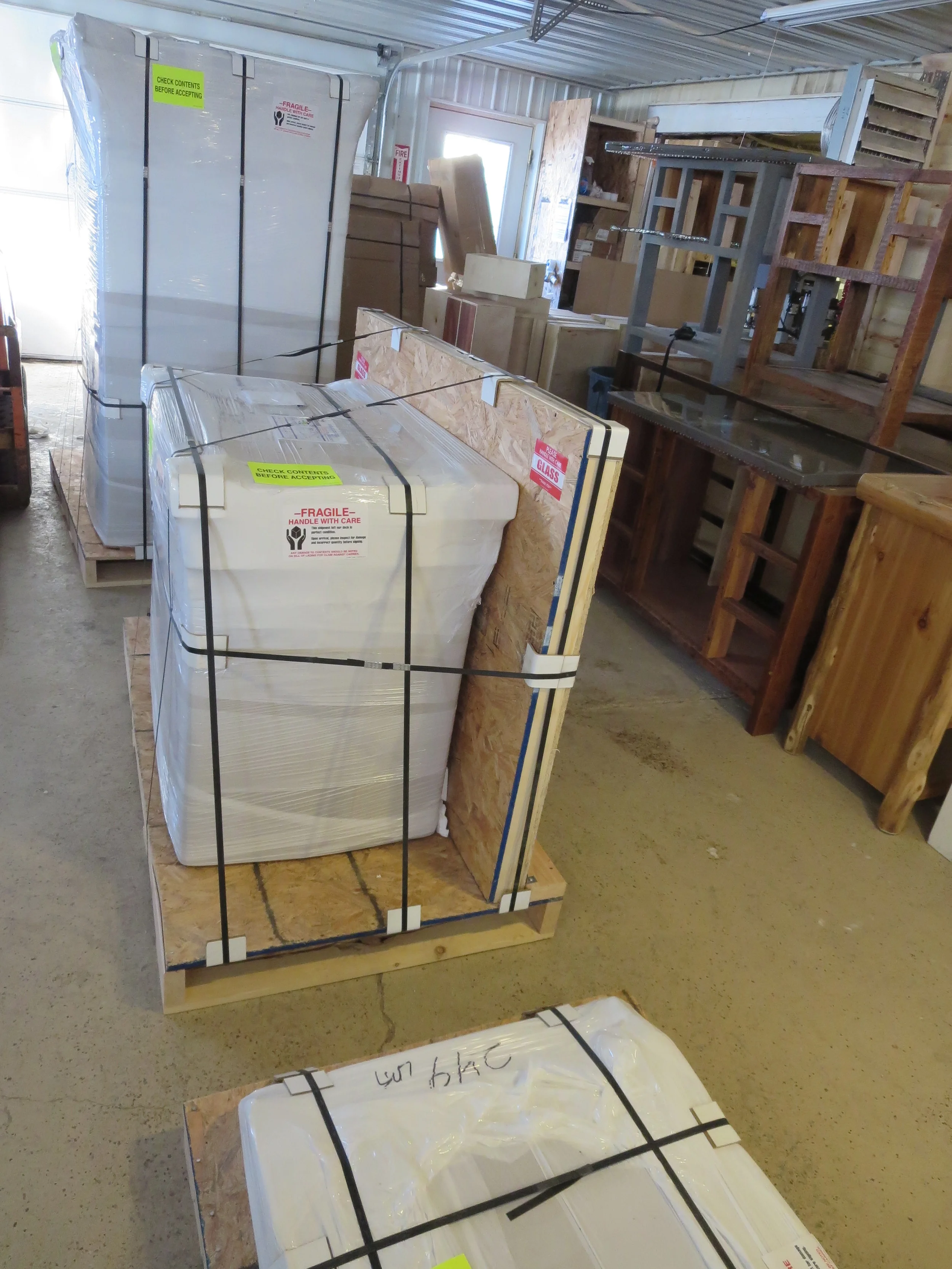We use a great deal of care in our packaging methods, and we ship only with reputable companies who we have worked with for fifteen years. These companies go the extra mile to ensure customer satisfaction.