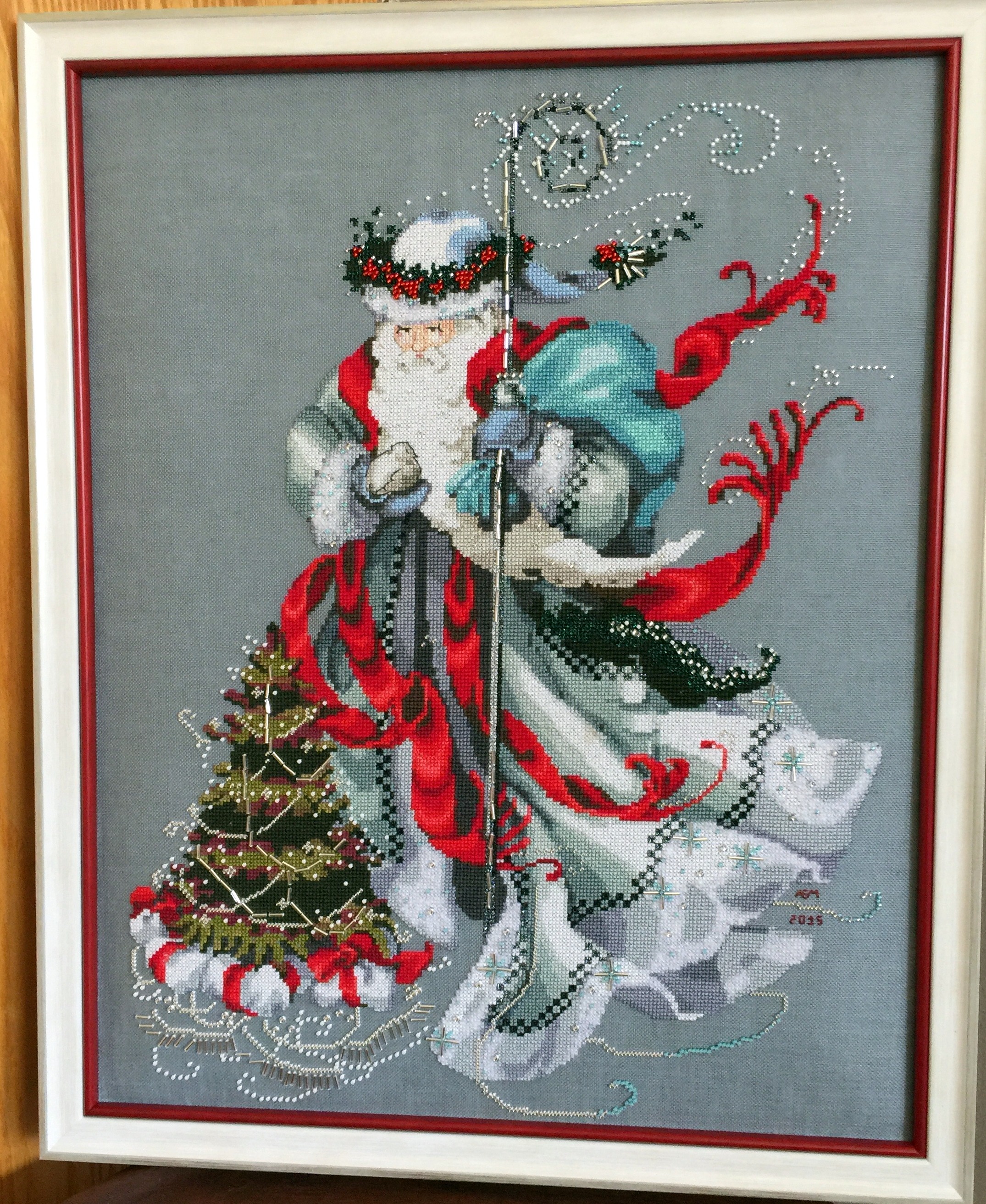 Winter White Santa